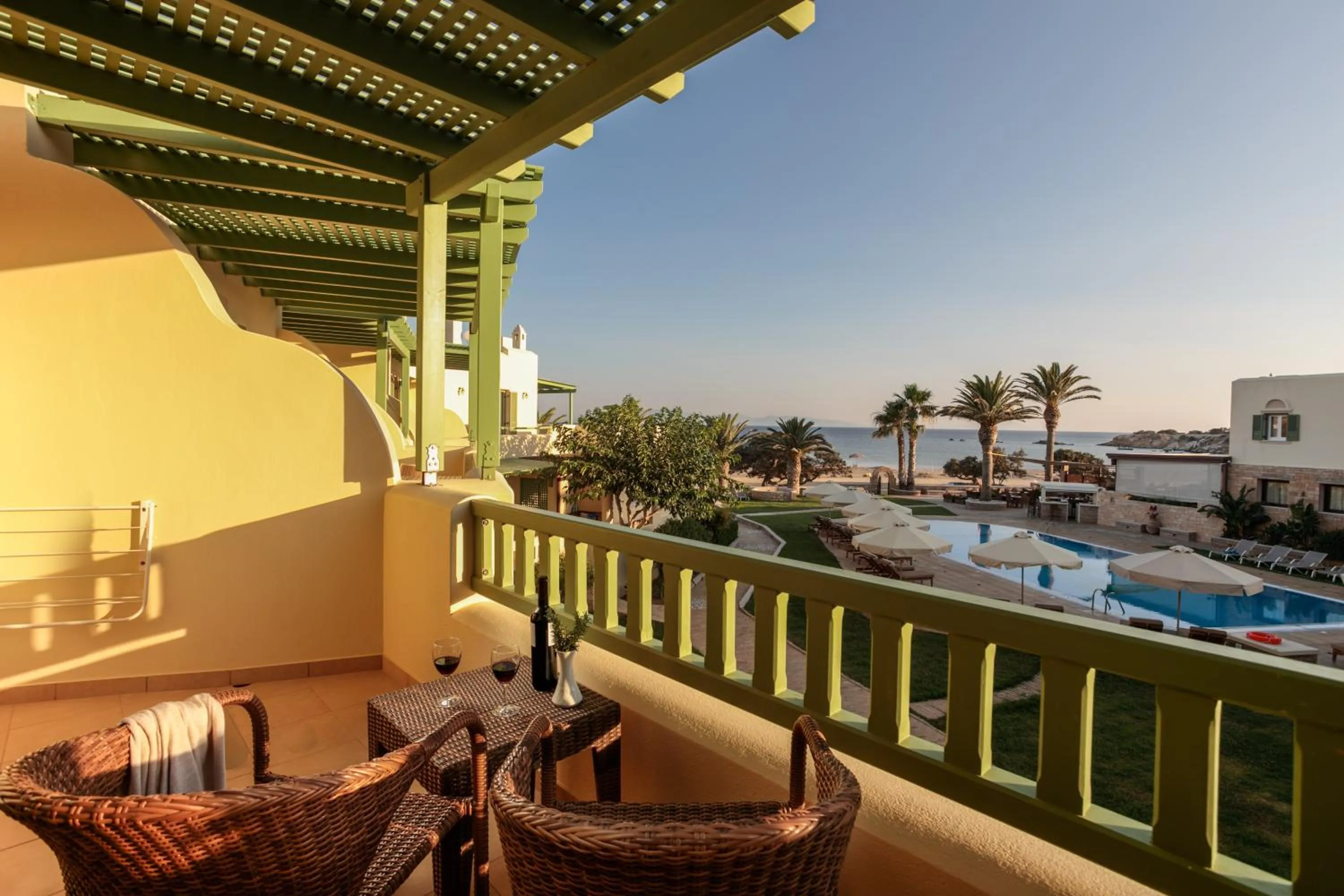 Balcony/Terrace in Finikas Hotel