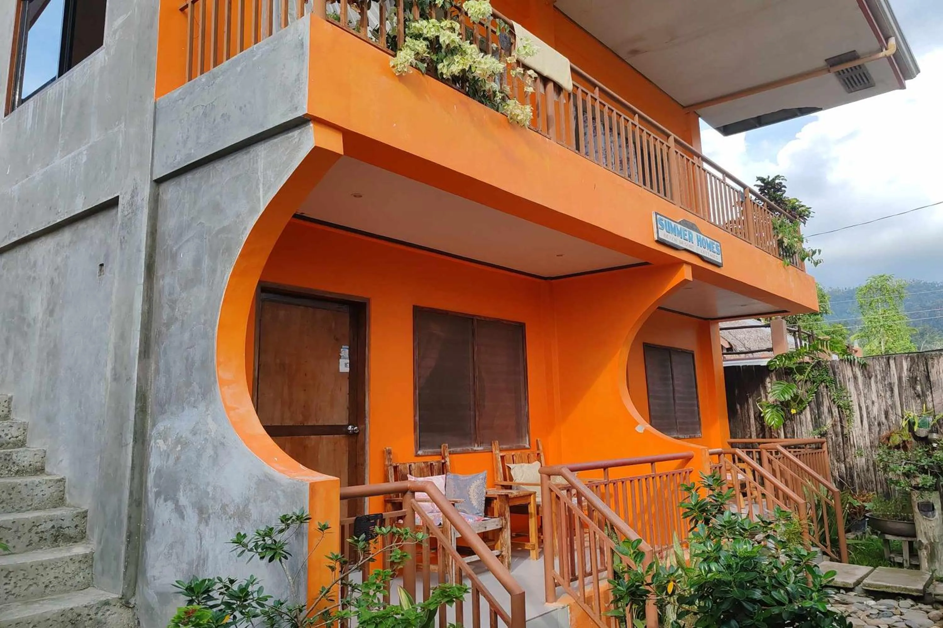 Balcony/Terrace in Summer Homes Beach Front Resort and Cottages Port Barton