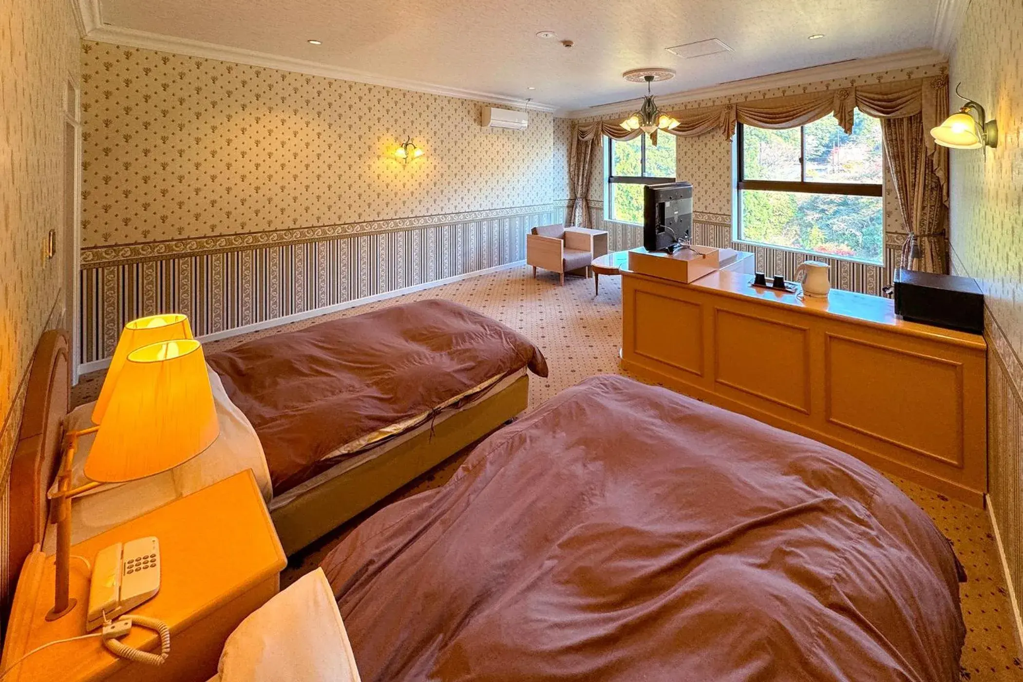 Superior Twin Room - single occupancy in Ooedo Onsen Monogatari Unzen Toyokan Superior Twin Room - single occupancy in Ooedo Onsen Monogatari Unzen Toyokan