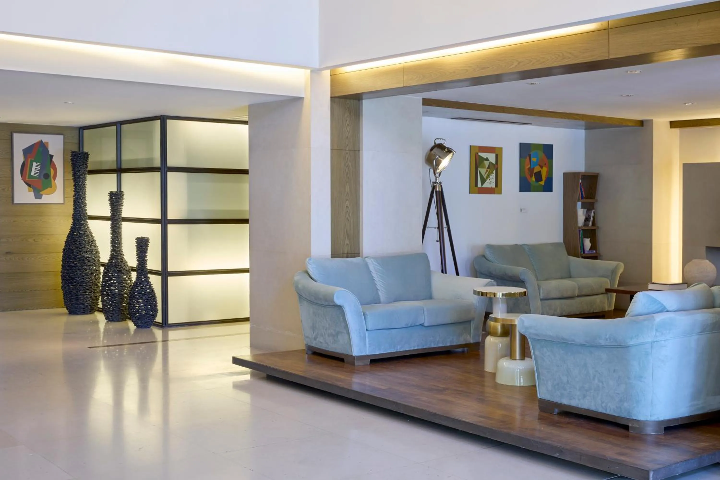 Lobby or reception in Zeus Thessaloniki Lazart