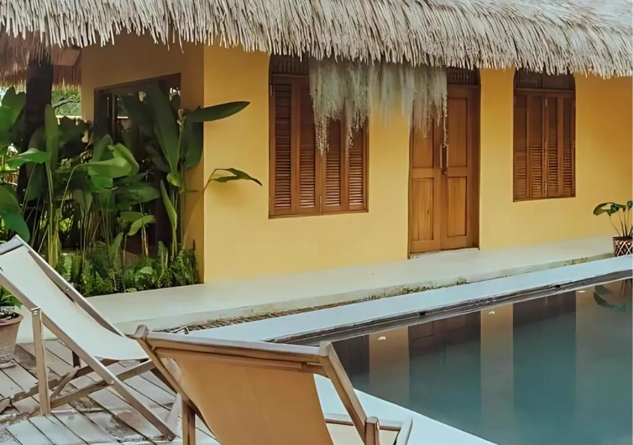 Pool view in INARA Siargao