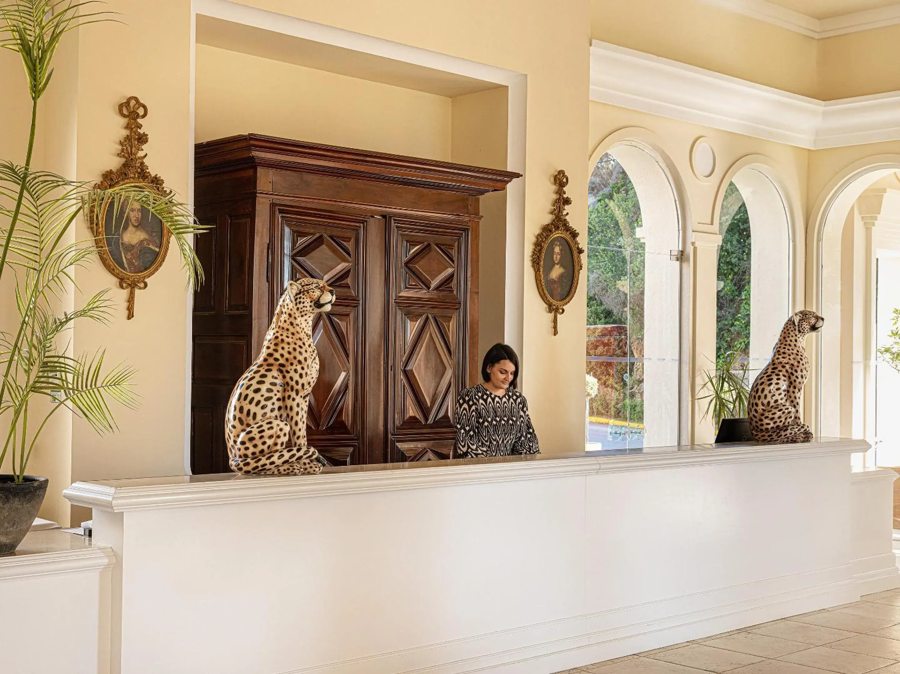 Lobby or reception in Grecotel Eva Palace Lobby or reception in Grecotel Eva Palace