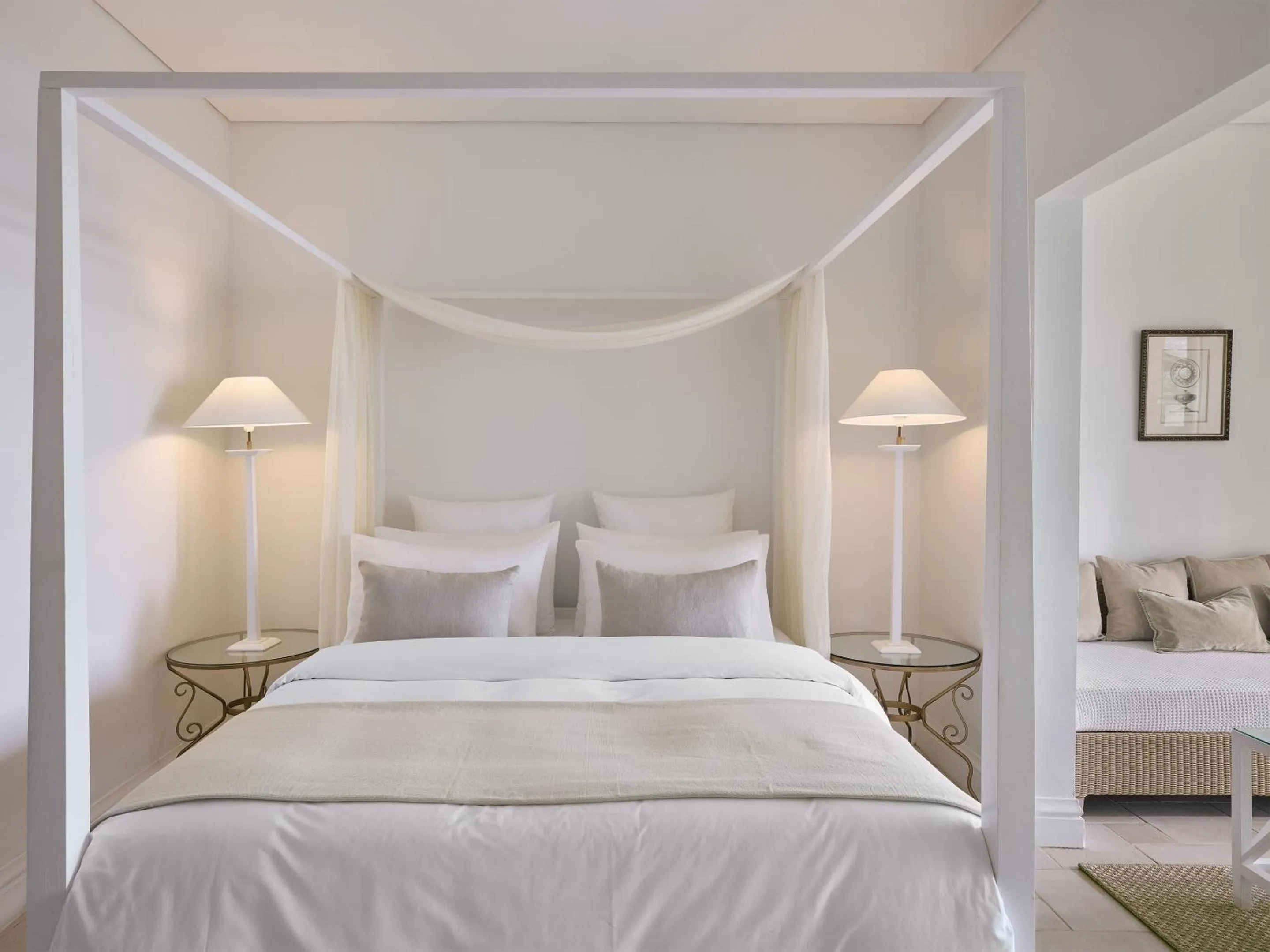 Bed in Grecotel Eva Palace