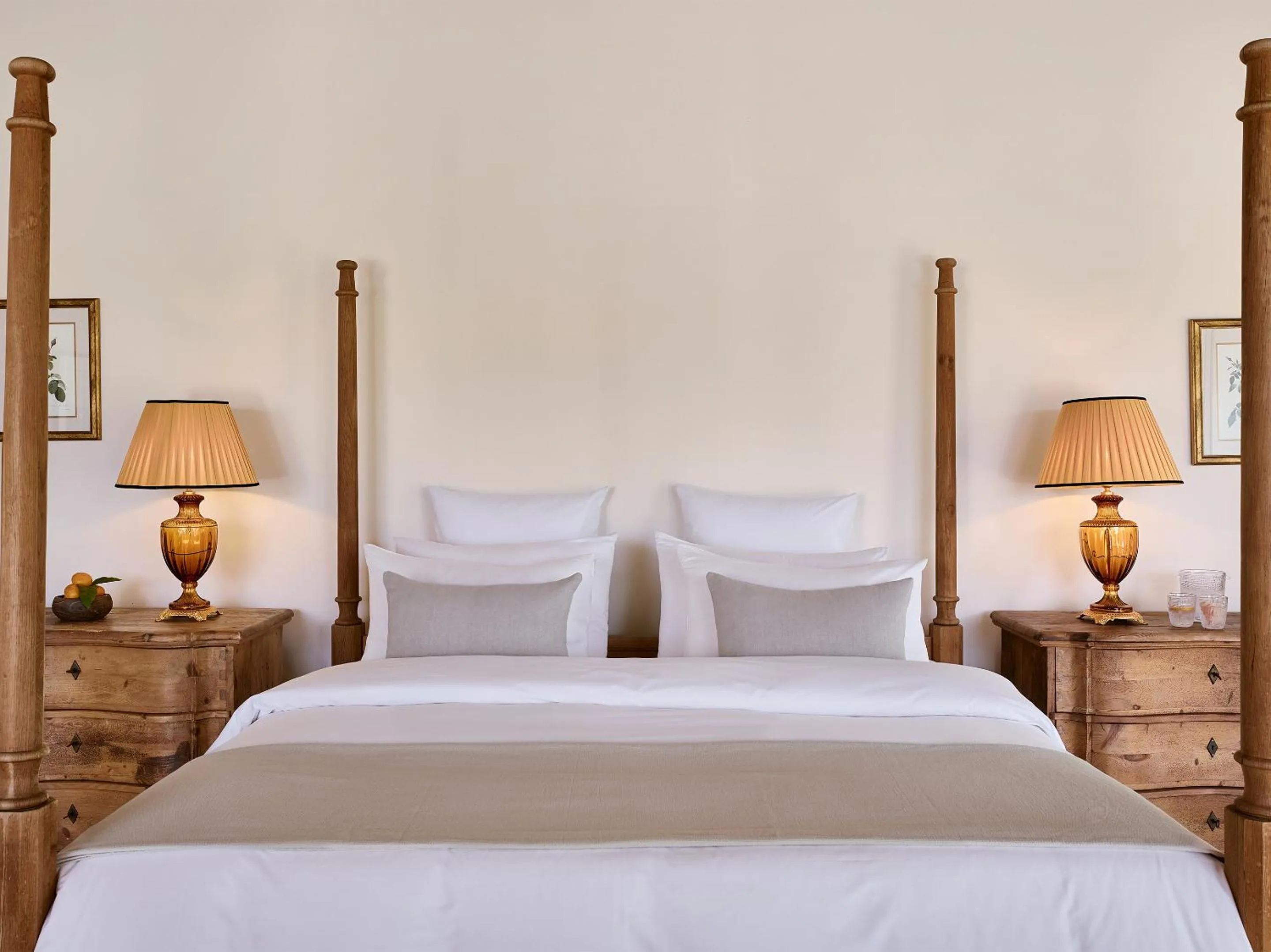 Bed in Grecotel Eva Palace