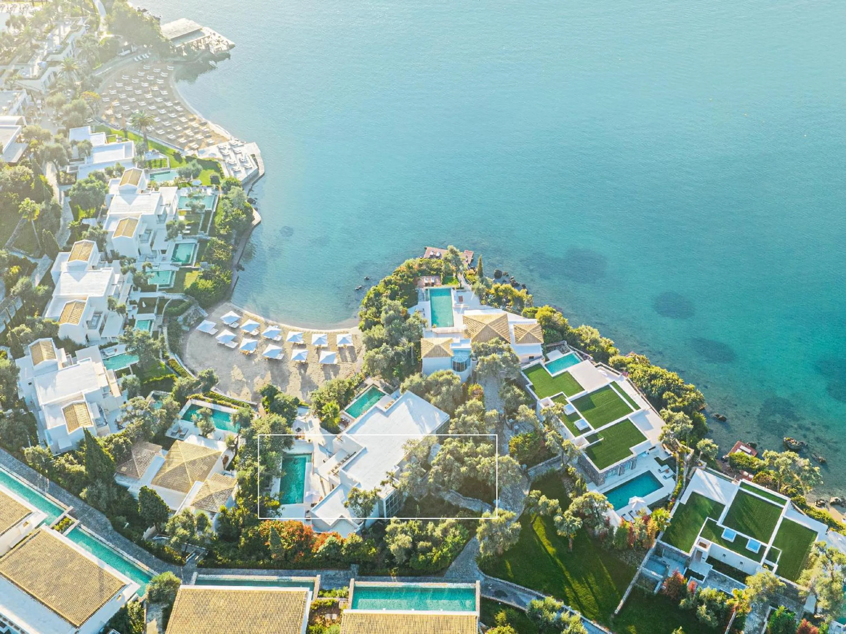 Bird's eye view in Corfu Imperial, A Grecotel Resort to Live