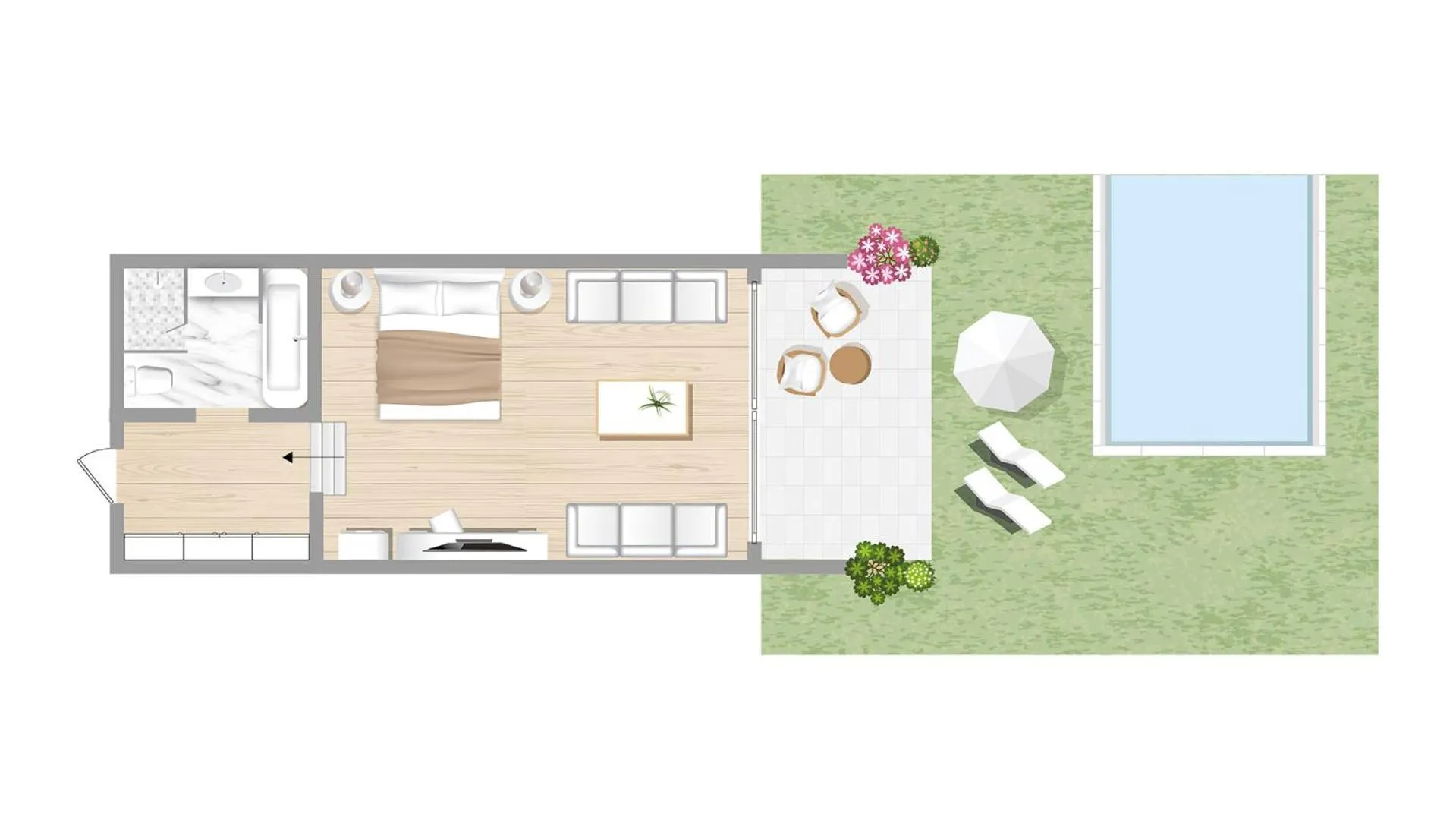 Floor plan in Corfu Imperial, A Grecotel Resort to Live