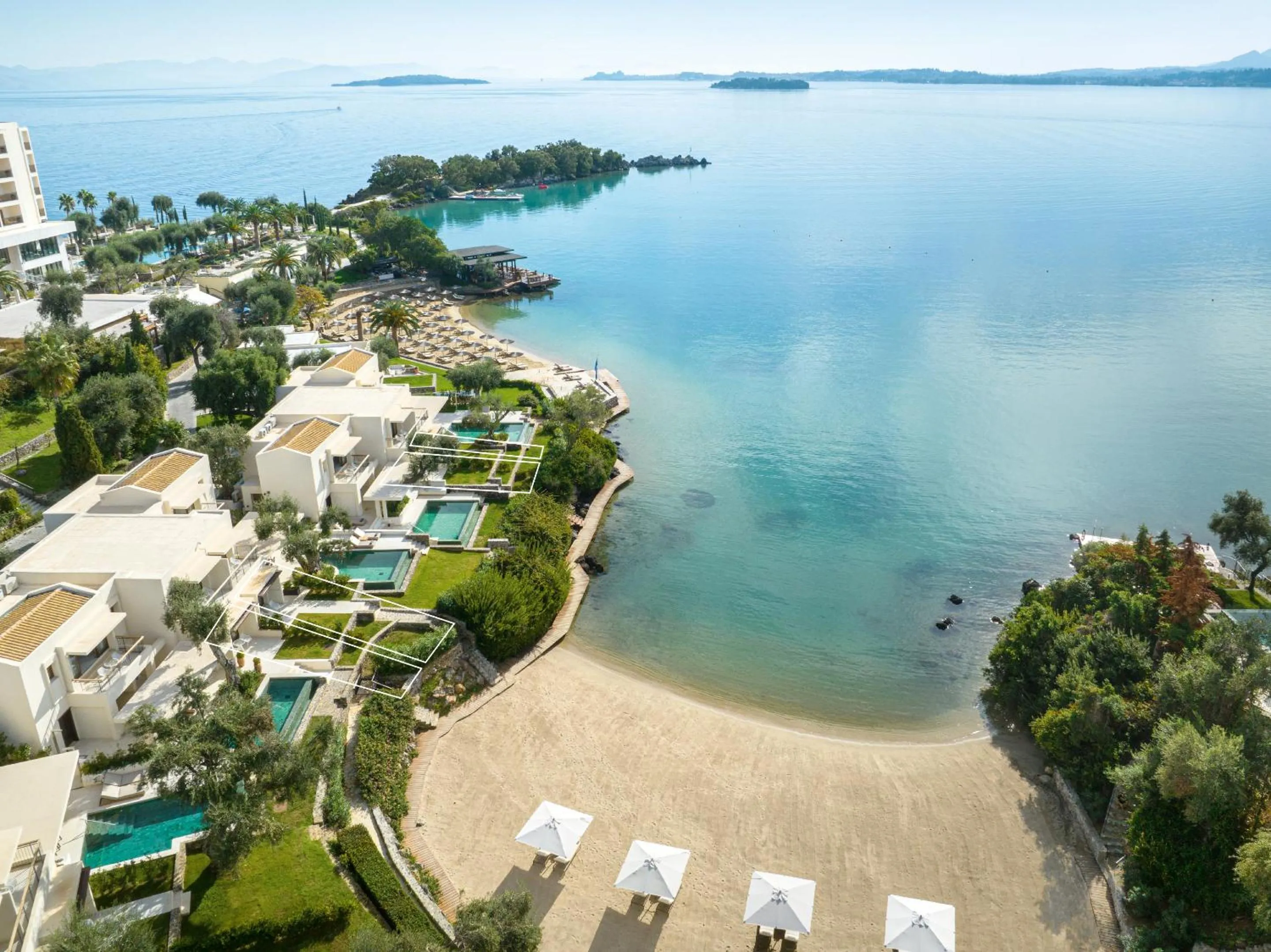 Bird's eye view in Corfu Imperial, A Grecotel Resort to Live