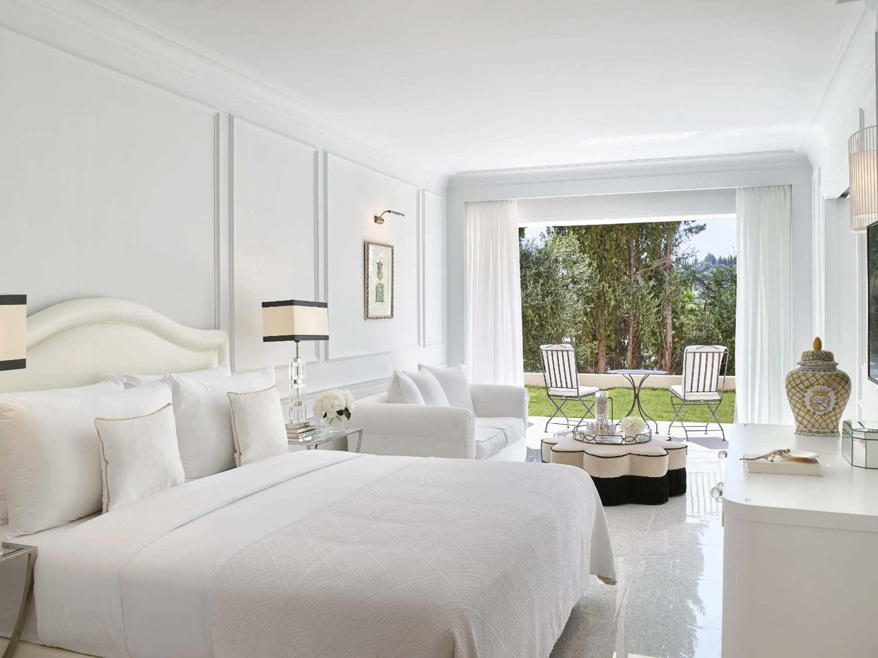 Garden view, Bed in Corfu Imperial, A Grecotel Resort to Live