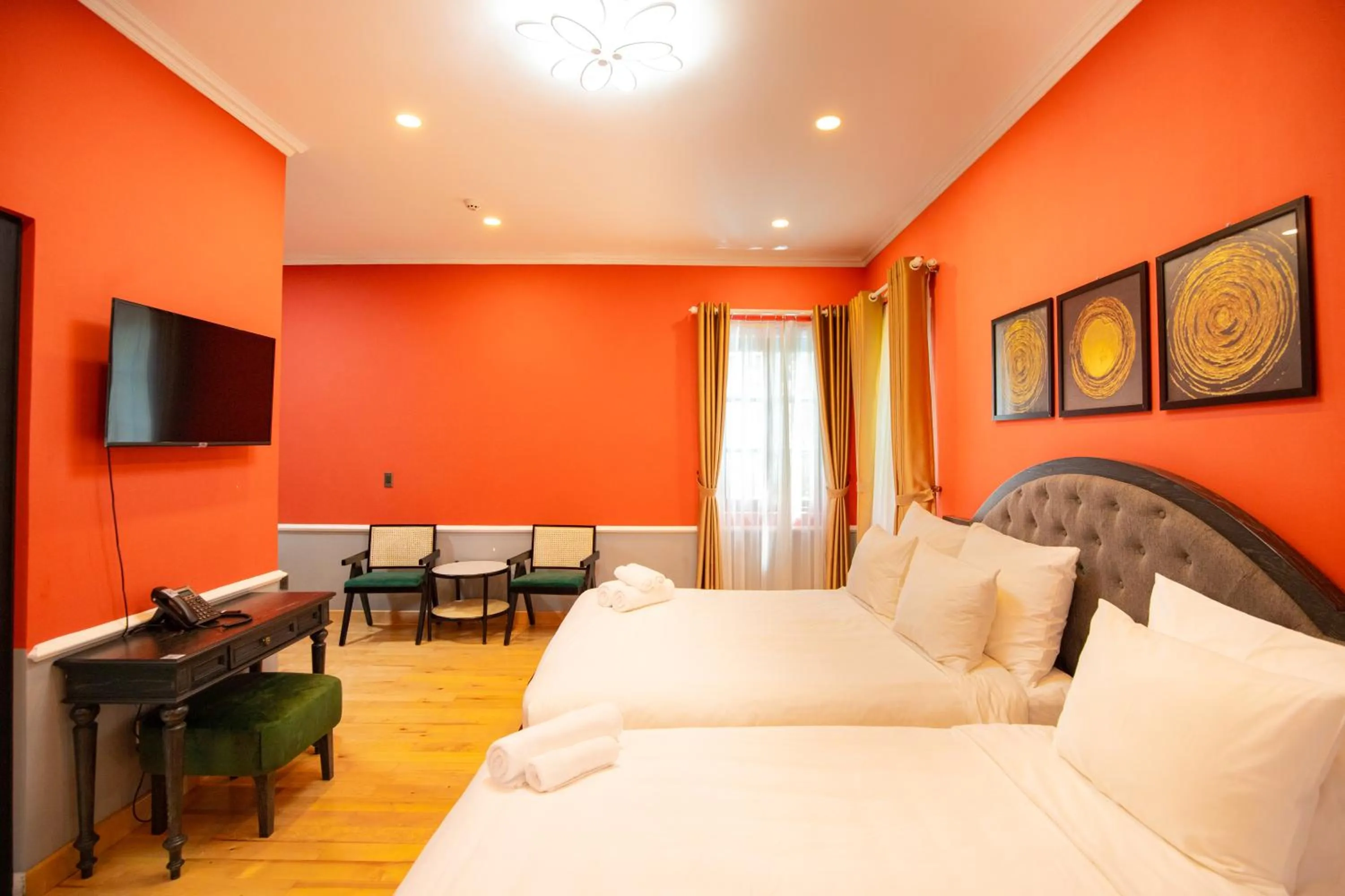 Bedroom, Bed in Omirita Resort Dalat