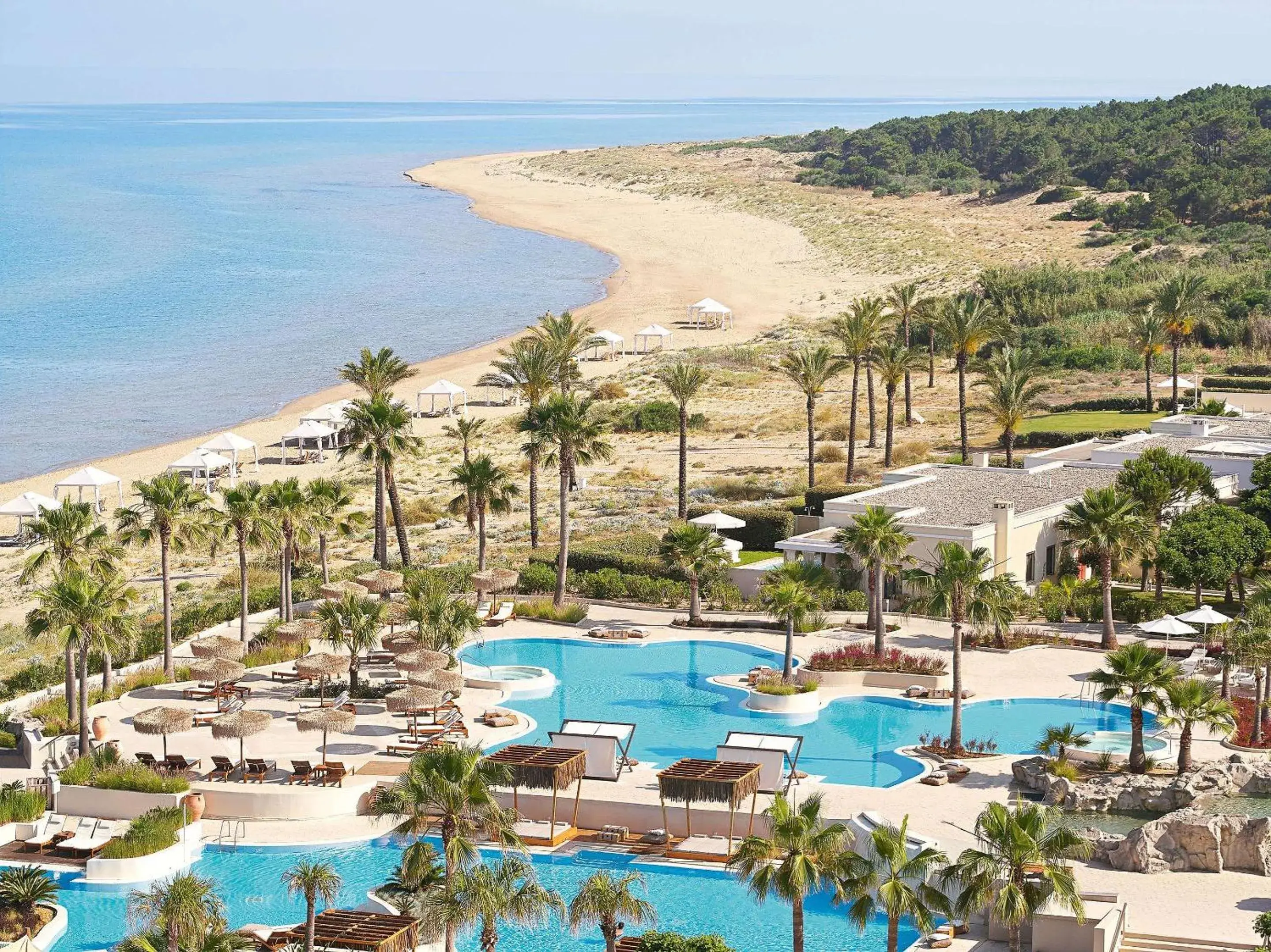 Swimming pool in Grecotel La Riviera at Riviera Olympia & Aqua Park Swimming pool in Grecotel La Riviera at Riviera Olympia & Aqua Park