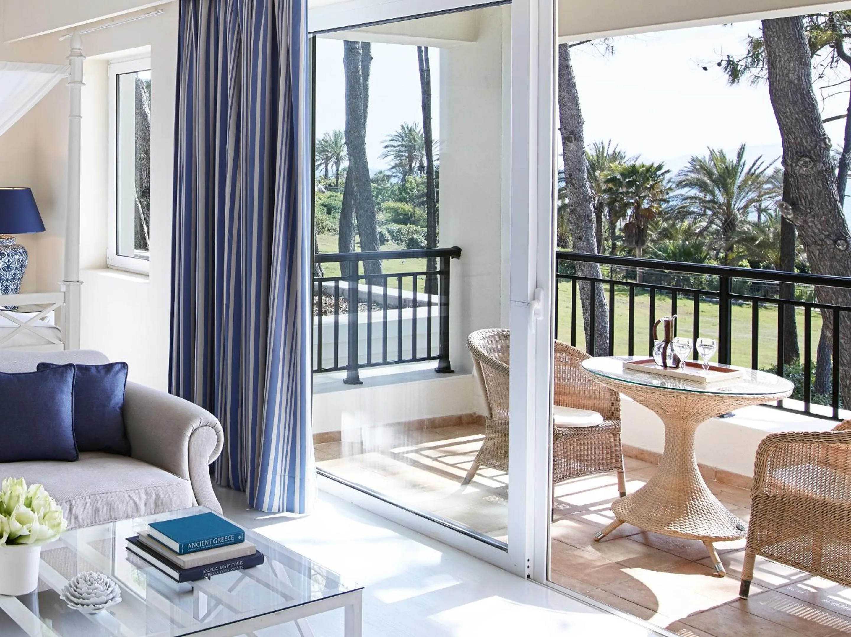 Balcony/Terrace in Grecotel La Riviera at Riviera Olympia & Aqua Park