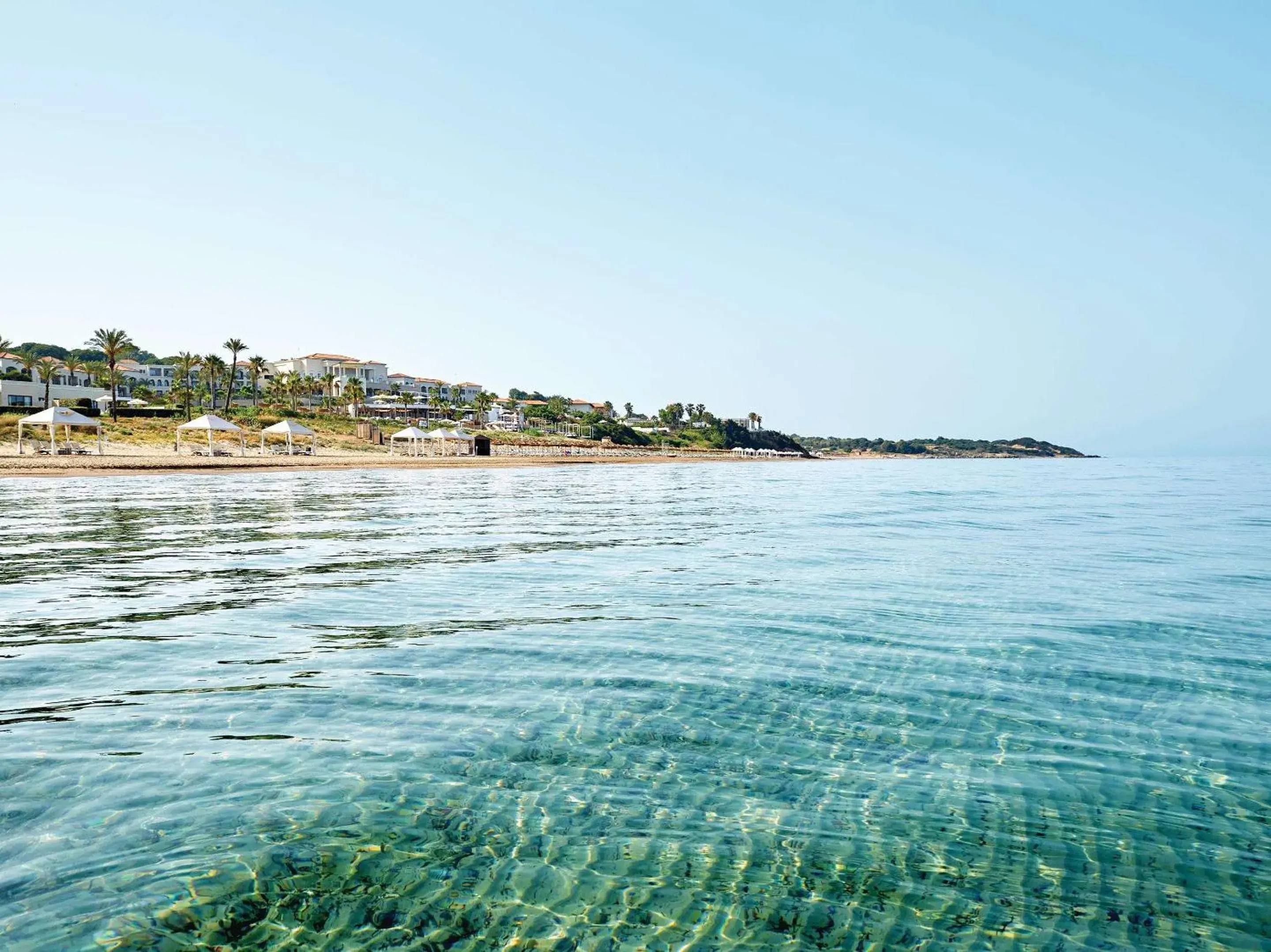 Sea view in Grecotel La Riviera at Riviera Olympia & Aqua Park Sea view in Grecotel La Riviera at Riviera Olympia & Aqua Park