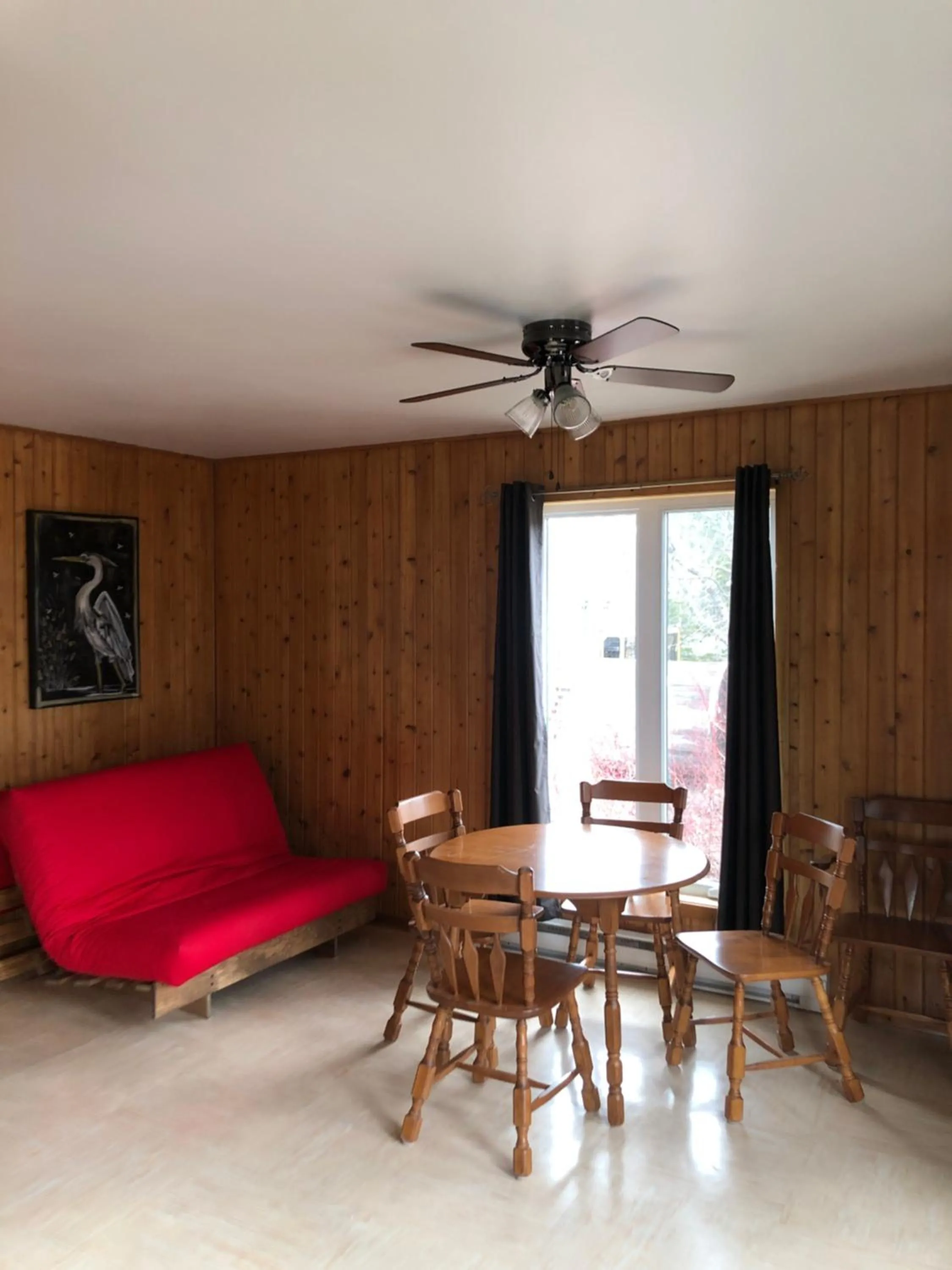 Seating area in Chalets les chanterelles de Forillon