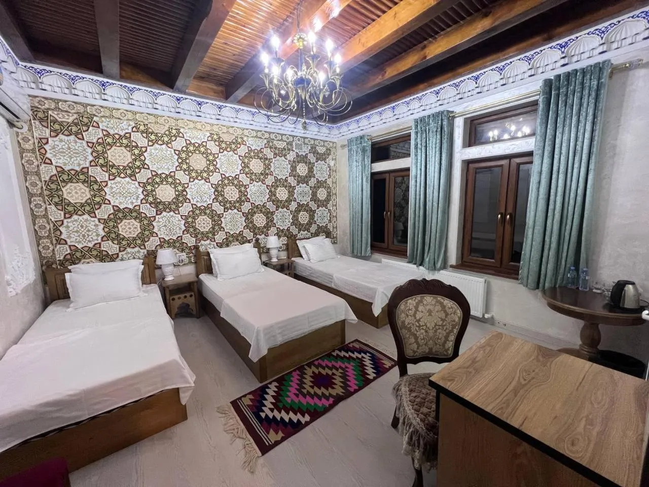 Photo of the whole room, Bed in Central Asia Hotel