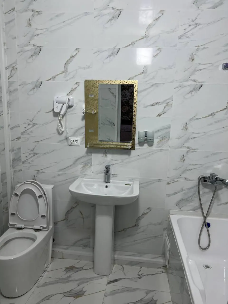 Bathroom in Central Asia Hotel