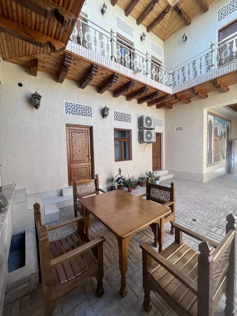 Seating area in Central Asia Hotel