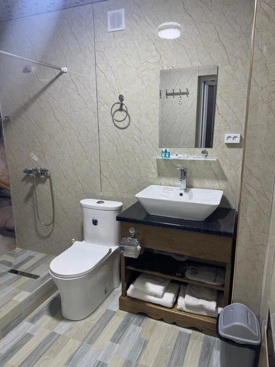 Toilet in Central Asia Hotel