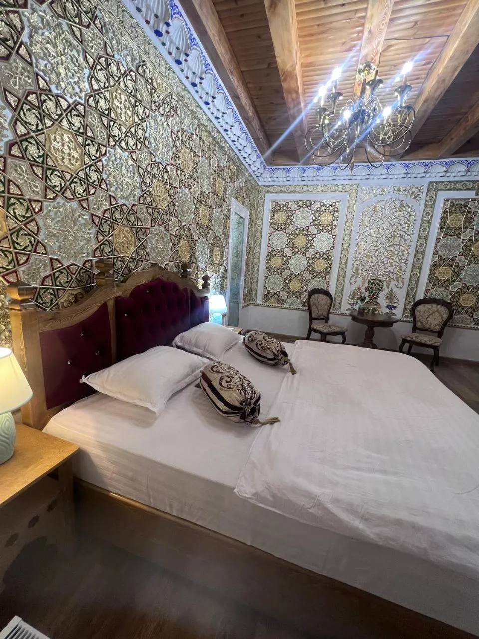 Photo of the whole room, Bed in Central Asia Hotel