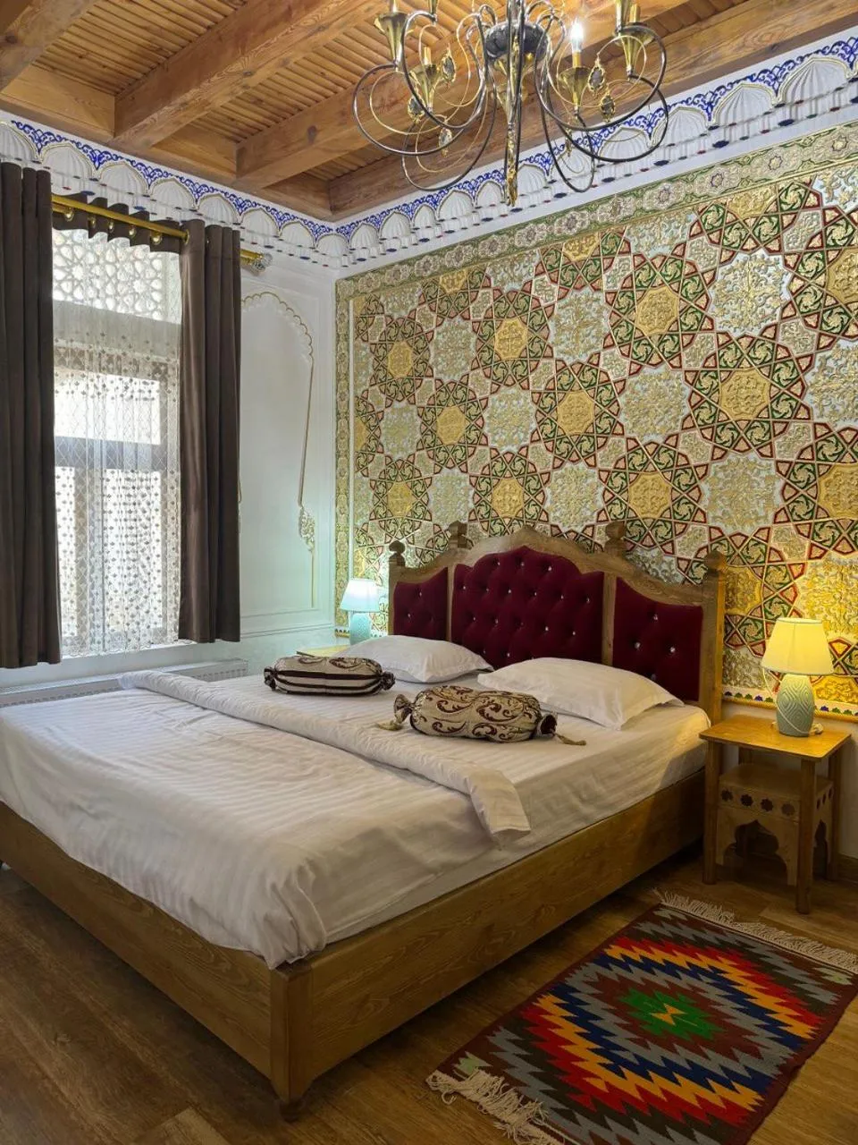 Photo of the whole room, Bed in Central Asia Hotel