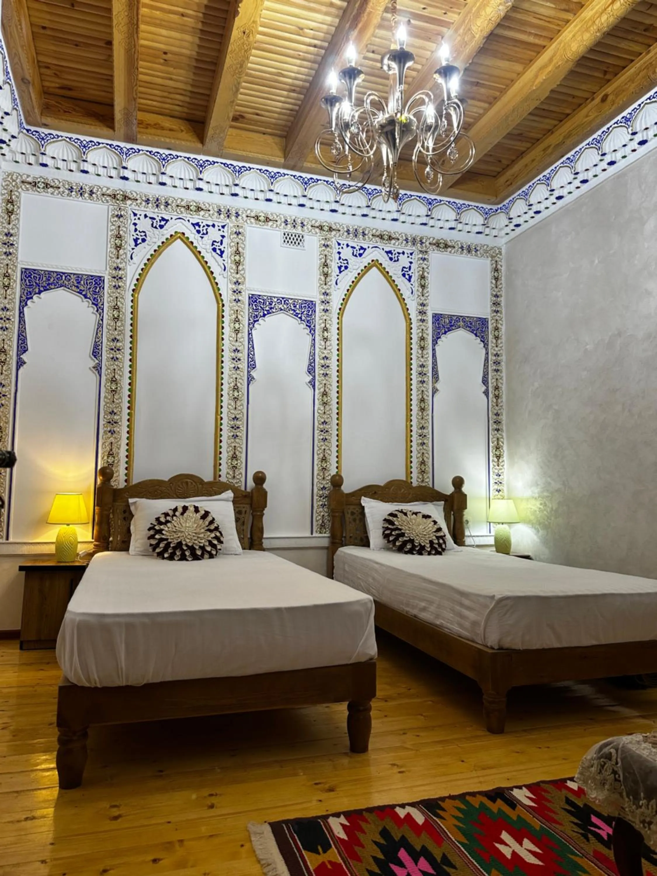 Photo of the whole room, Bed in Central Asia Hotel