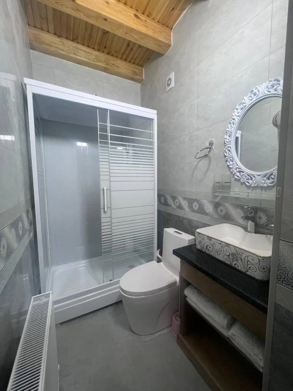 Shower in Central Asia Hotel