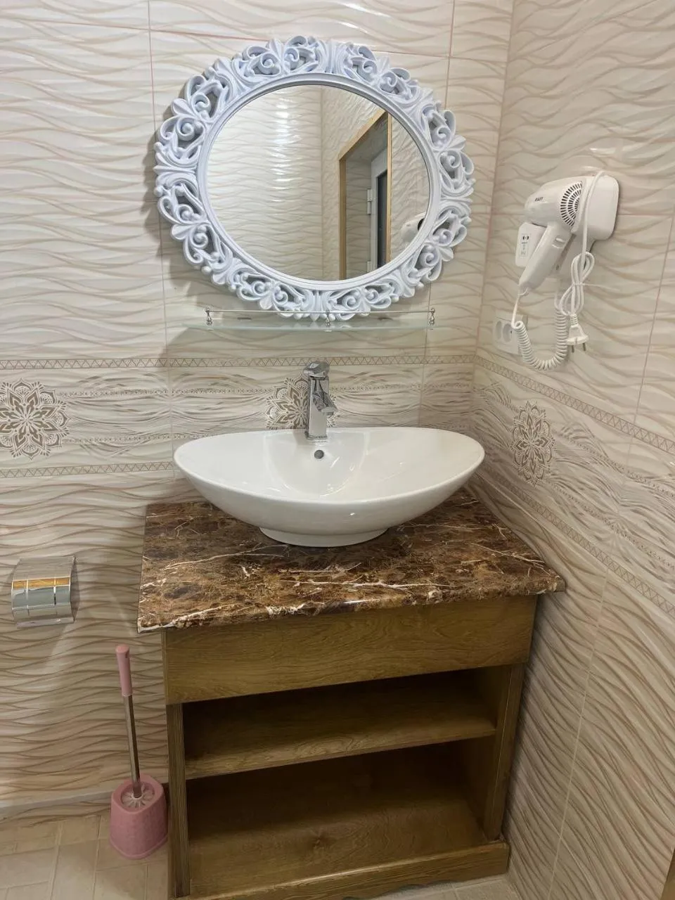 Bathroom in Central Asia Hotel