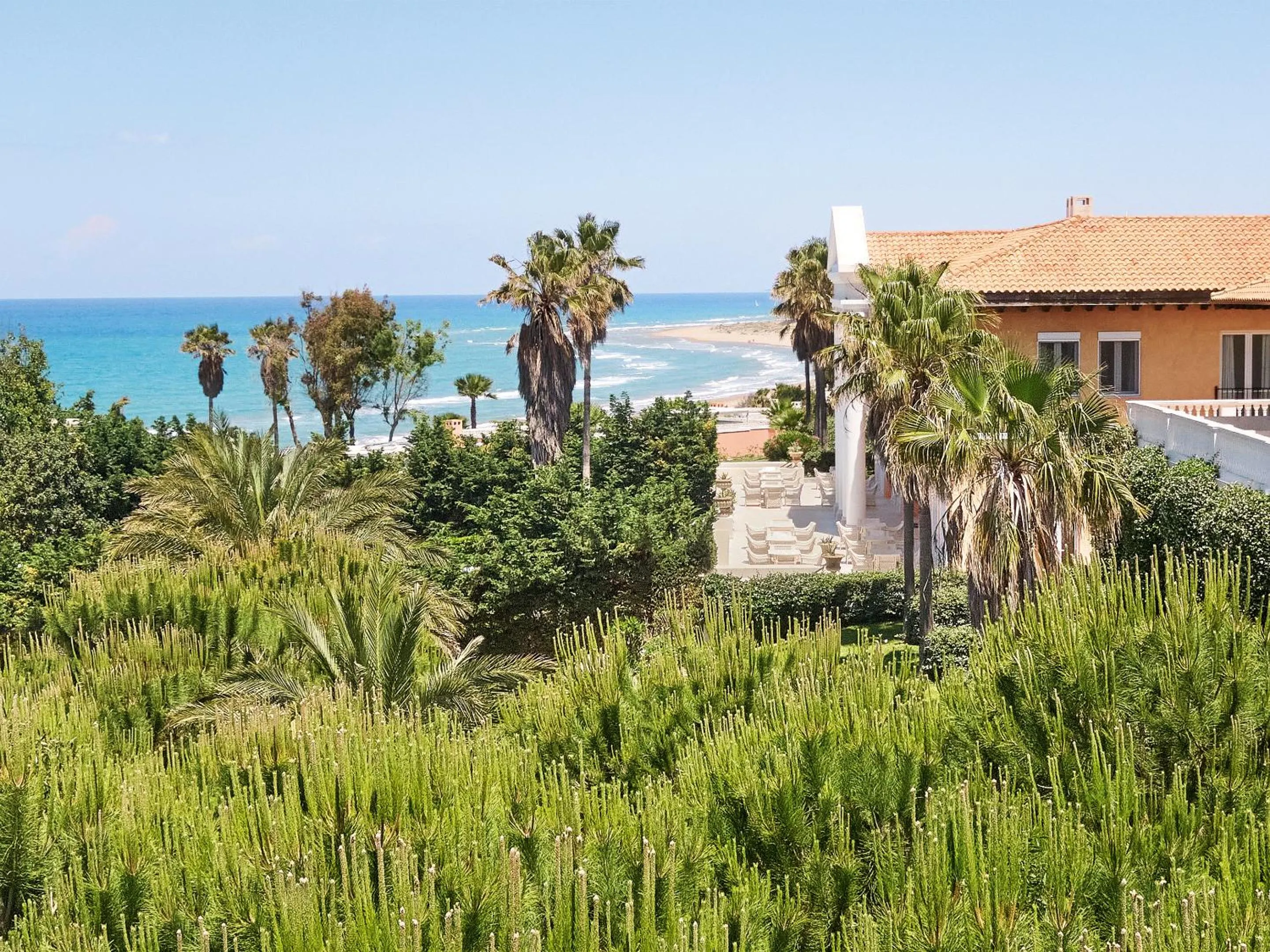 Property building in Mandola Rosa at Riviera Olympia, A Grecotel Resort to Live