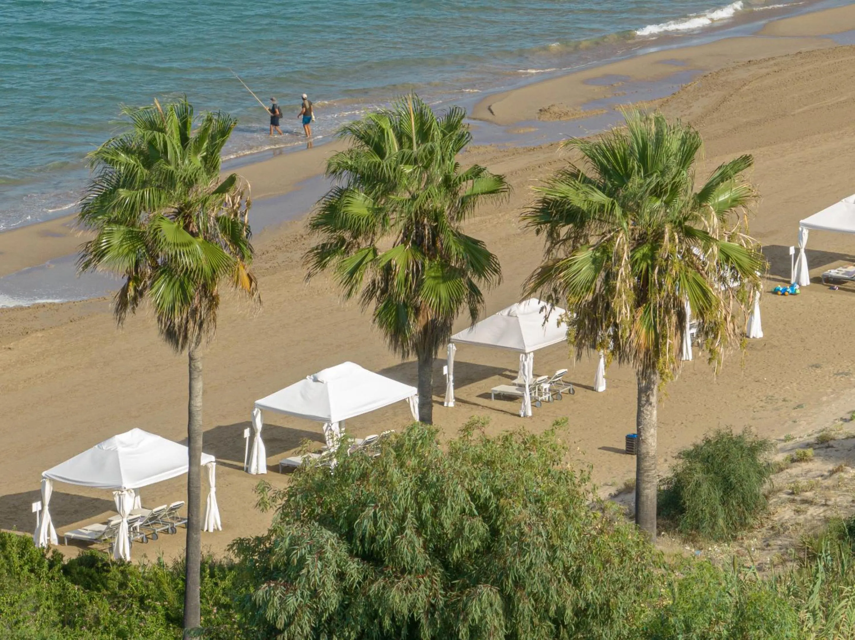 Beach in Mandola Rosa at Riviera Olympia, A Grecotel Resort to Live