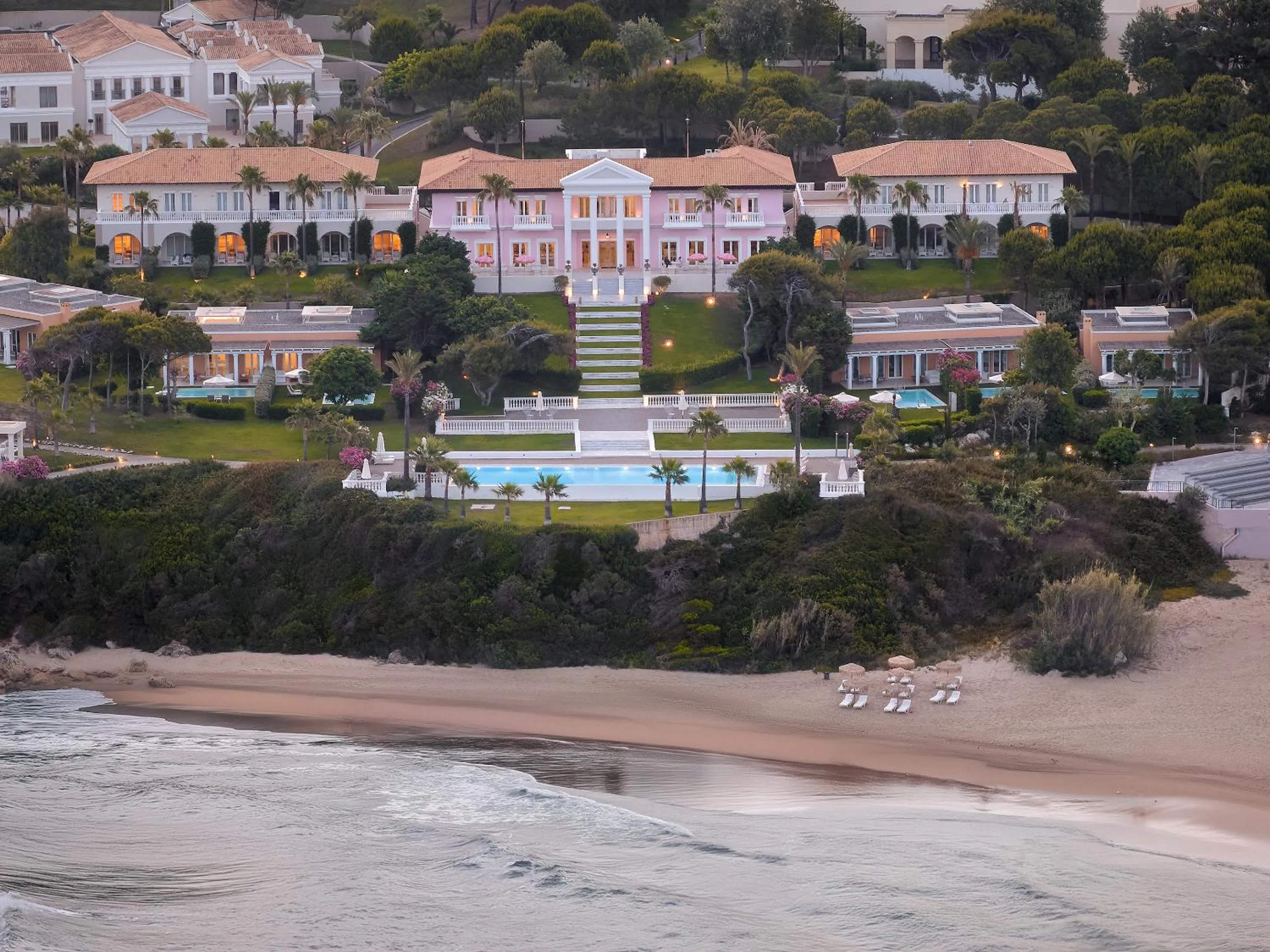 Property building in Mandola Rosa at Riviera Olympia, A Grecotel Resort to Live