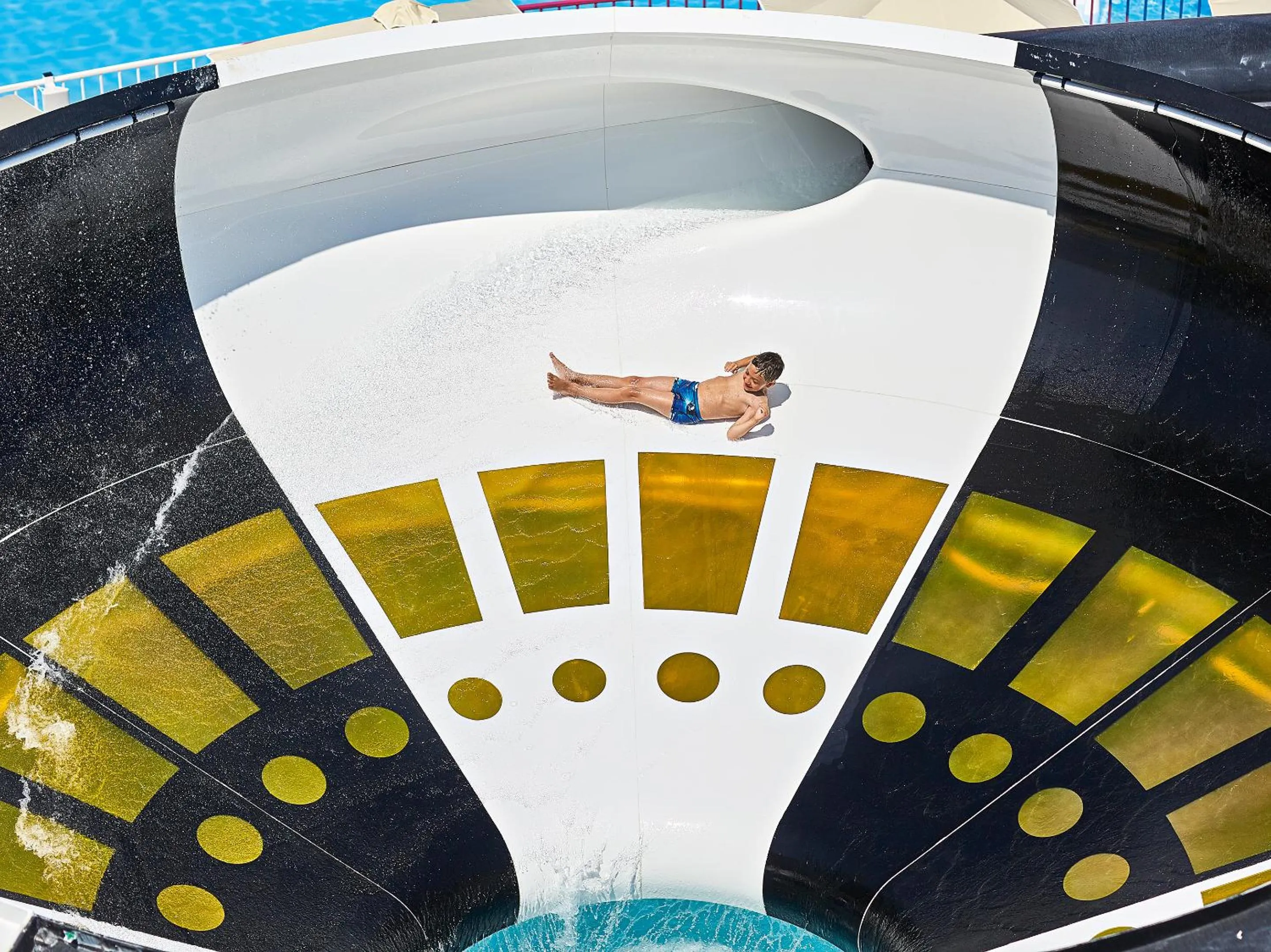 Aqua park in Mandola Rosa at Riviera Olympia, A Grecotel Resort to Live