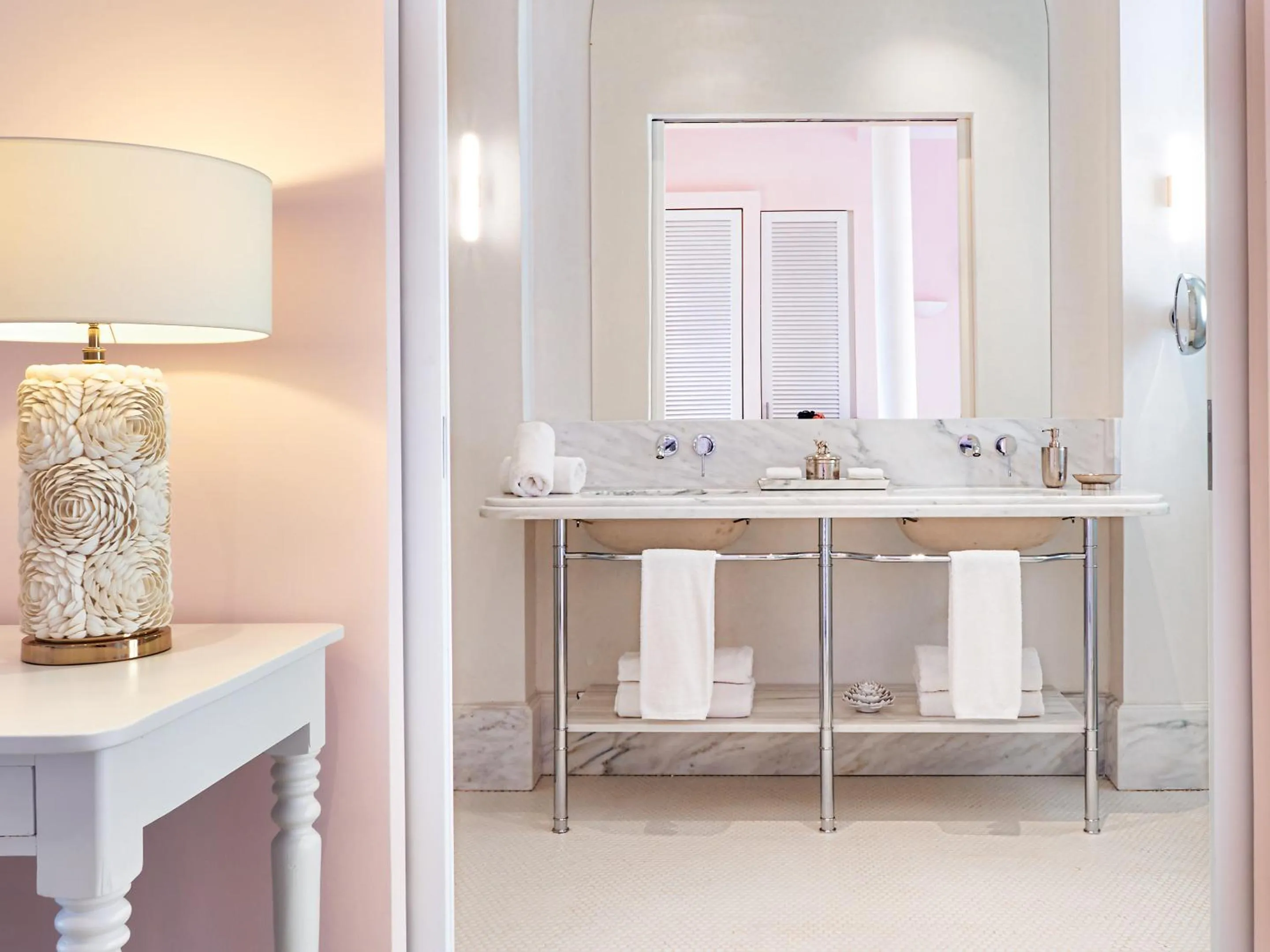 Bathroom in Mandola Rosa at Riviera Olympia, A Grecotel Resort to Live