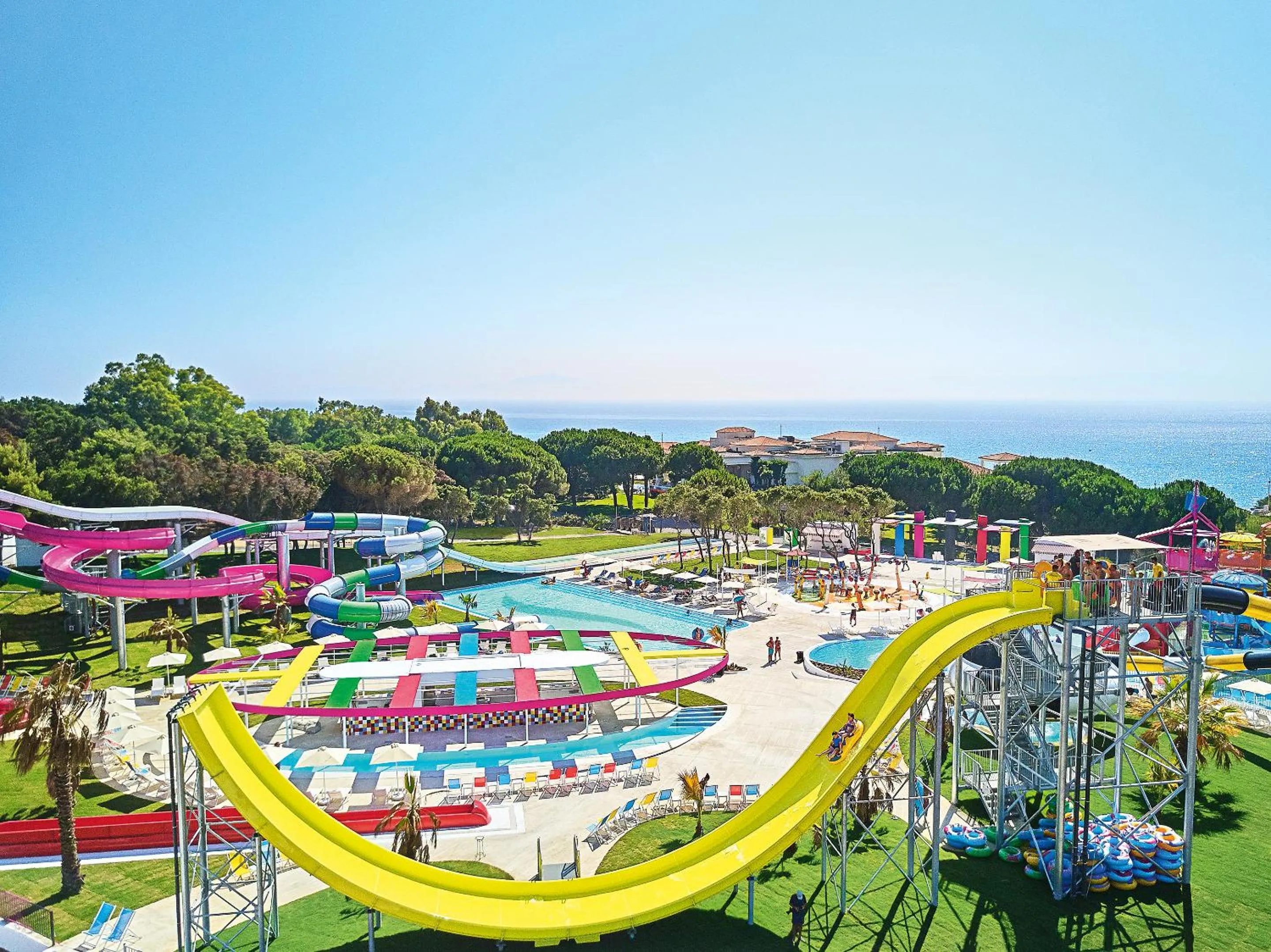Aqua park in Mandola Rosa at Riviera Olympia, A Grecotel Resort to Live