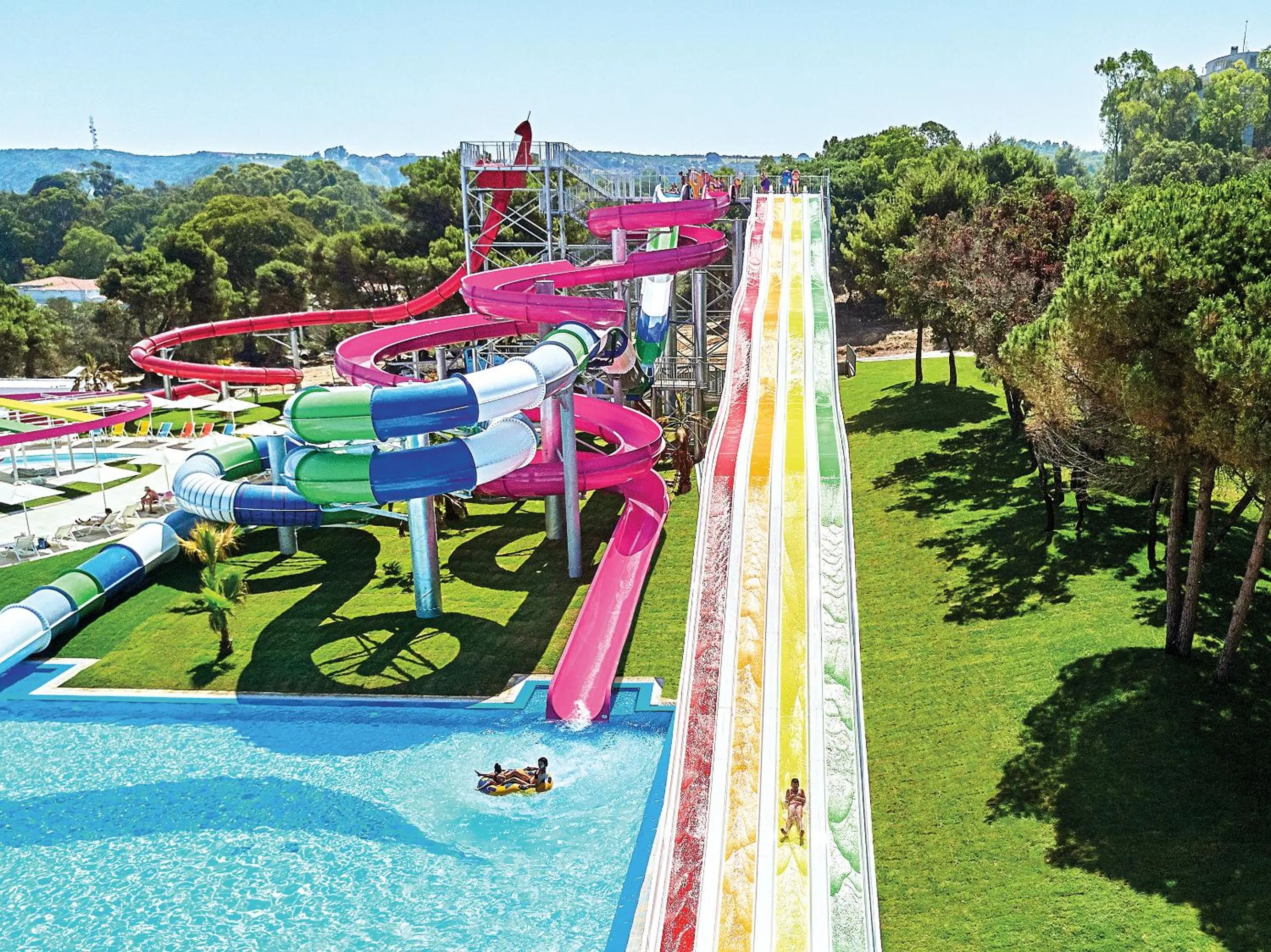 Aqua park in Mandola Rosa at Riviera Olympia, A Grecotel Resort to Live