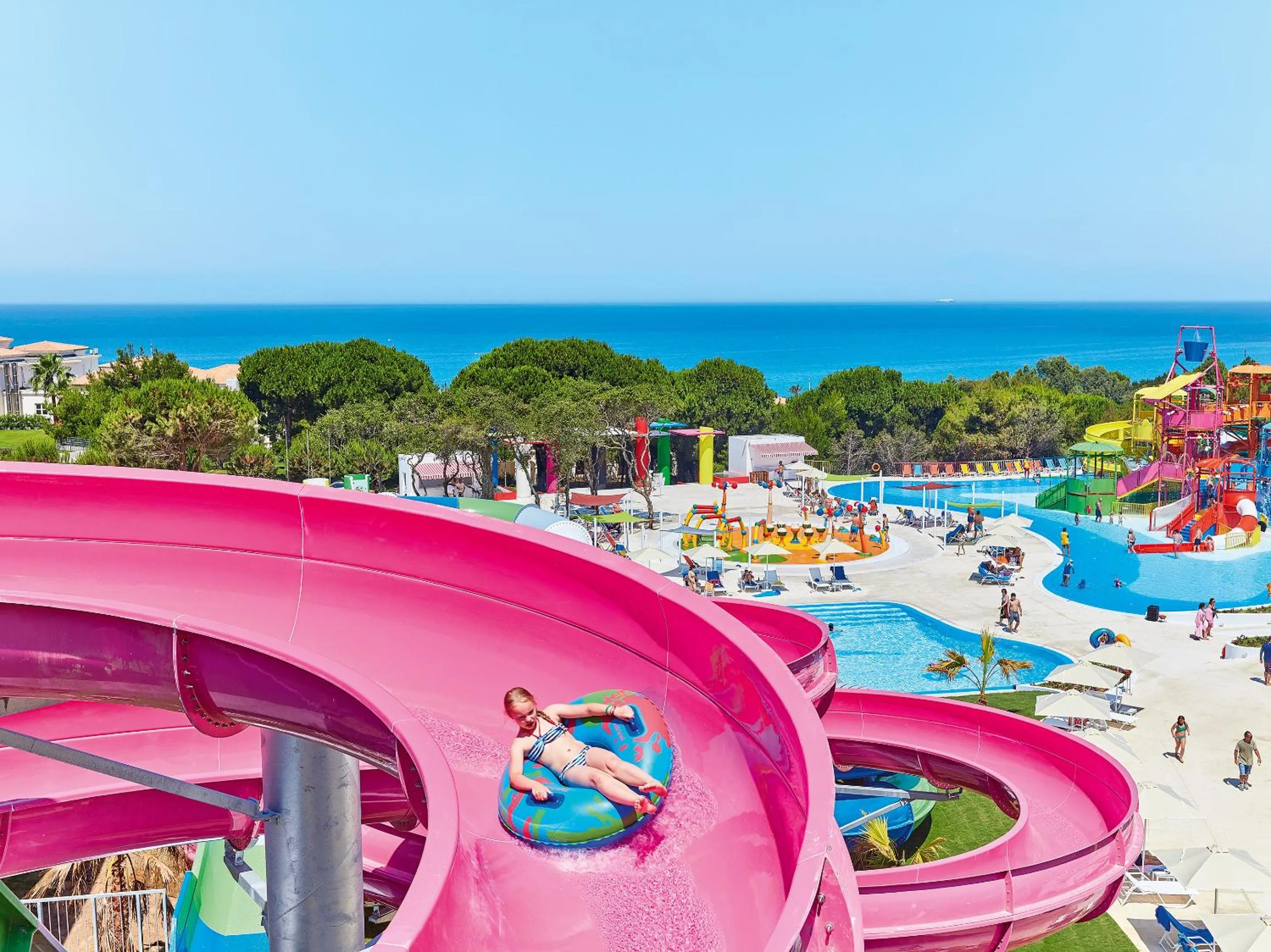 Children play ground in Mandola Rosa at Riviera Olympia, A Grecotel Resort to Live