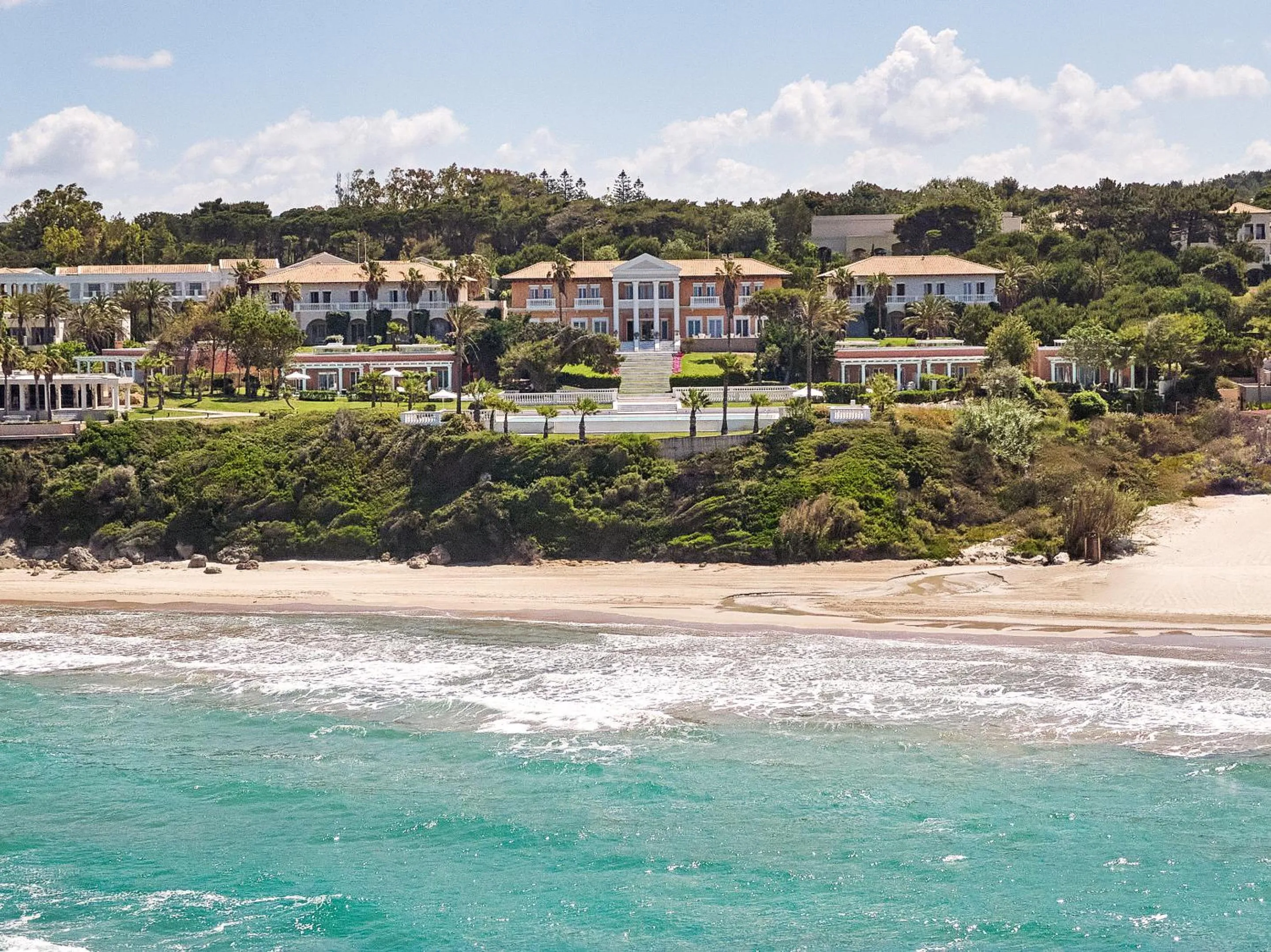 Property building in Mandola Rosa at Riviera Olympia, A Grecotel Resort to Live