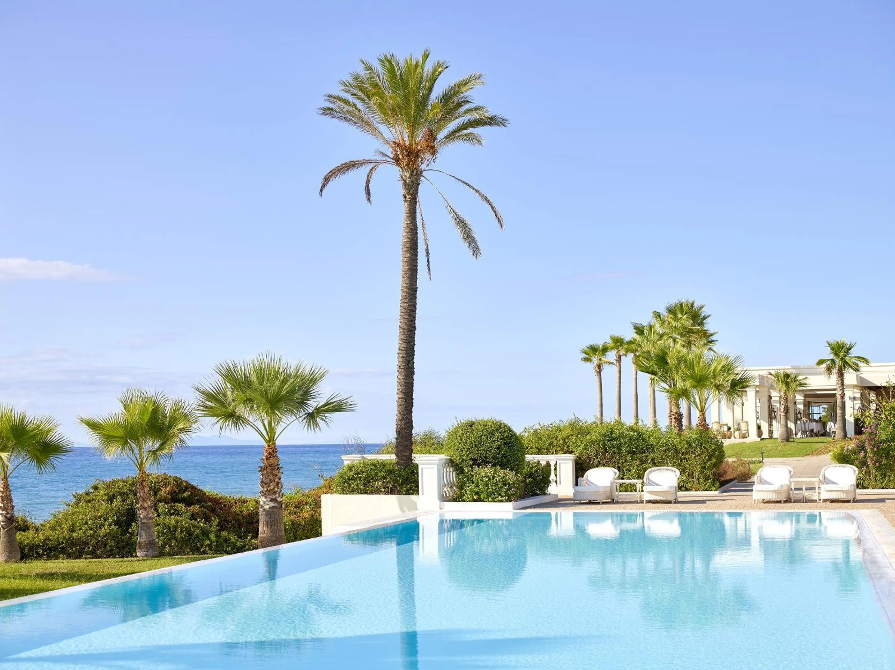 Sea view in Mandola Rosa at Riviera Olympia, A Grecotel Resort to Live