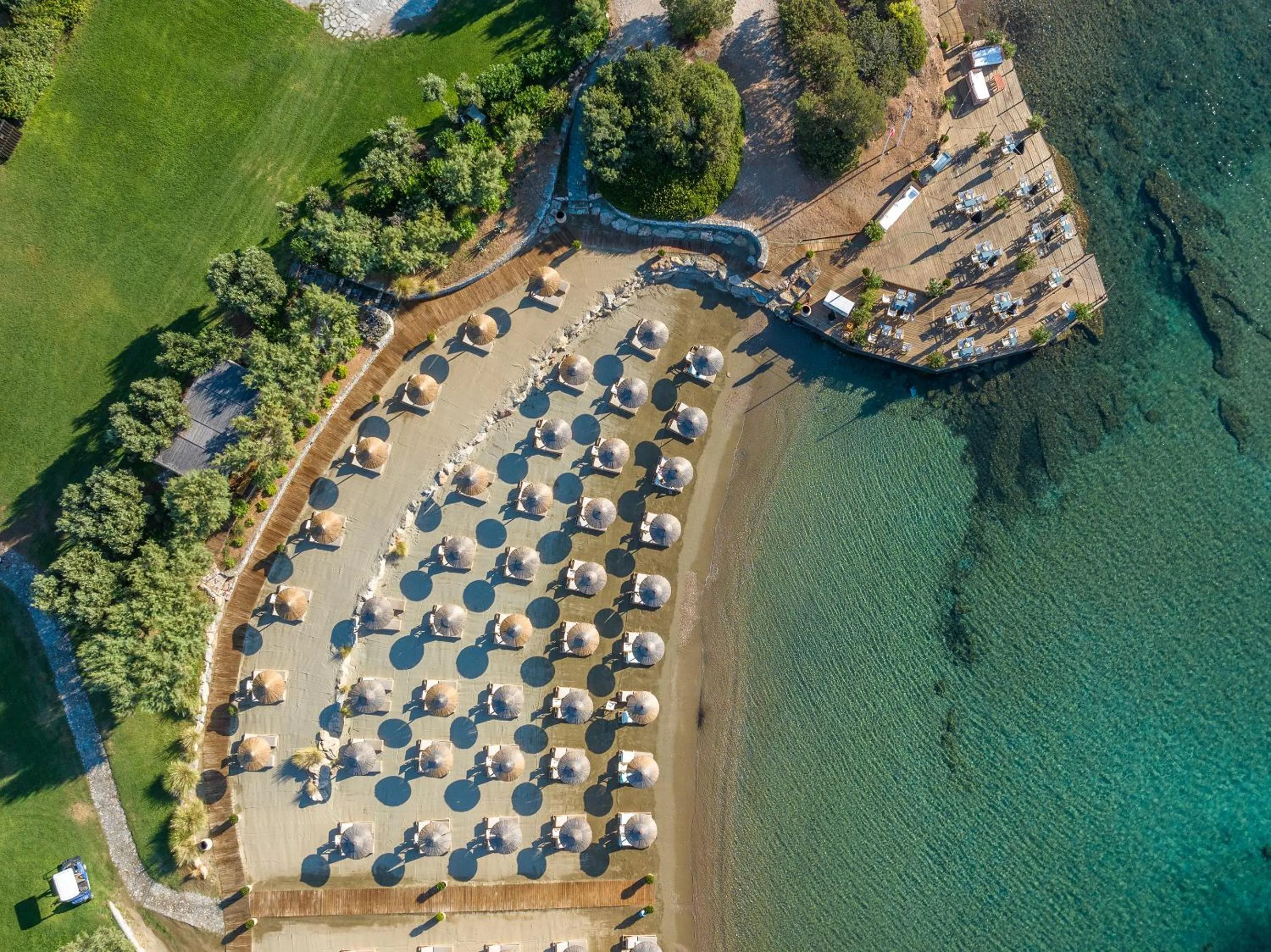Bird's eye view in Cape Sounio, A Grecotel Resort to Live