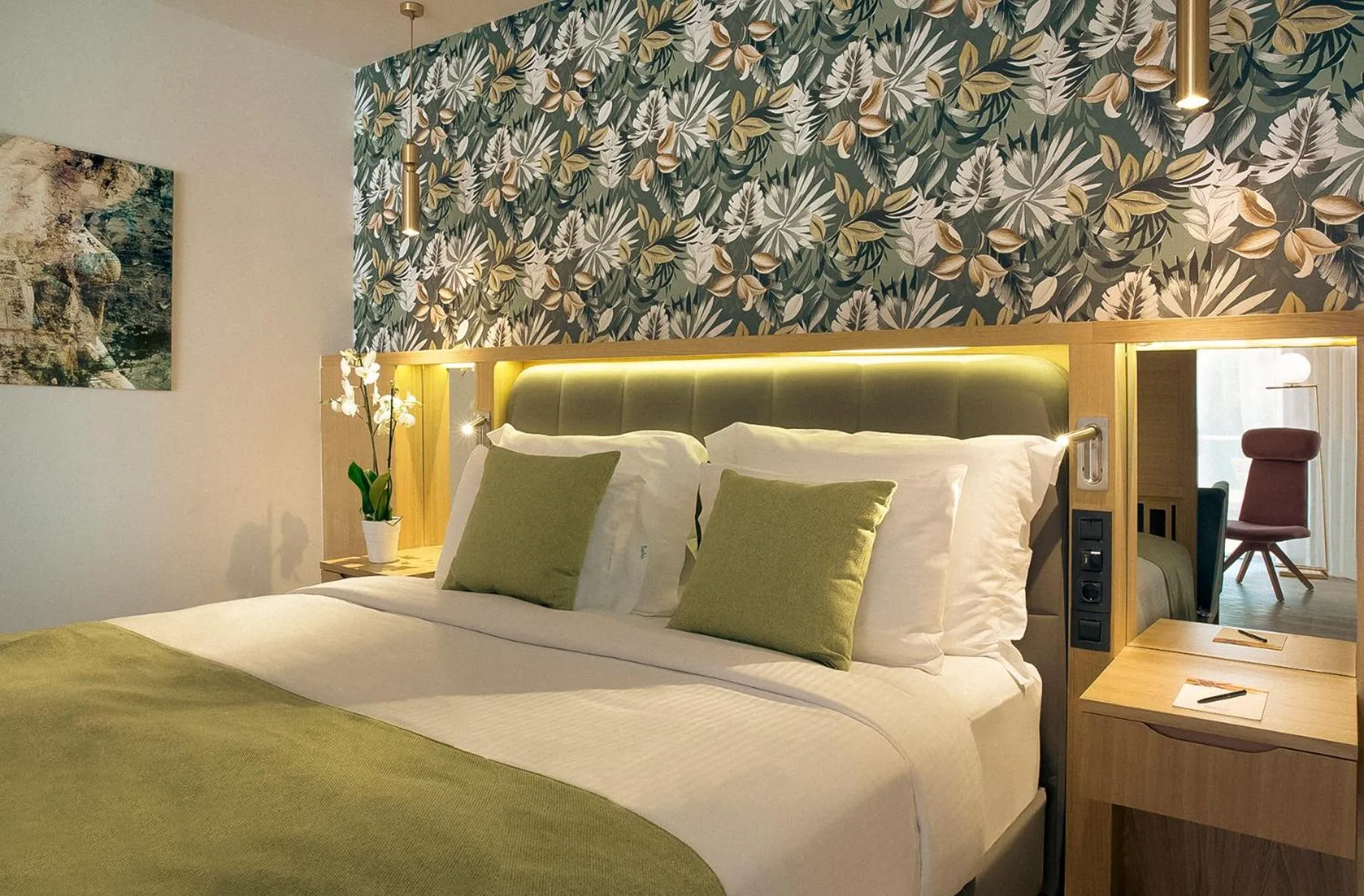 Bed in Zeus Dolce by Wyndham Athens