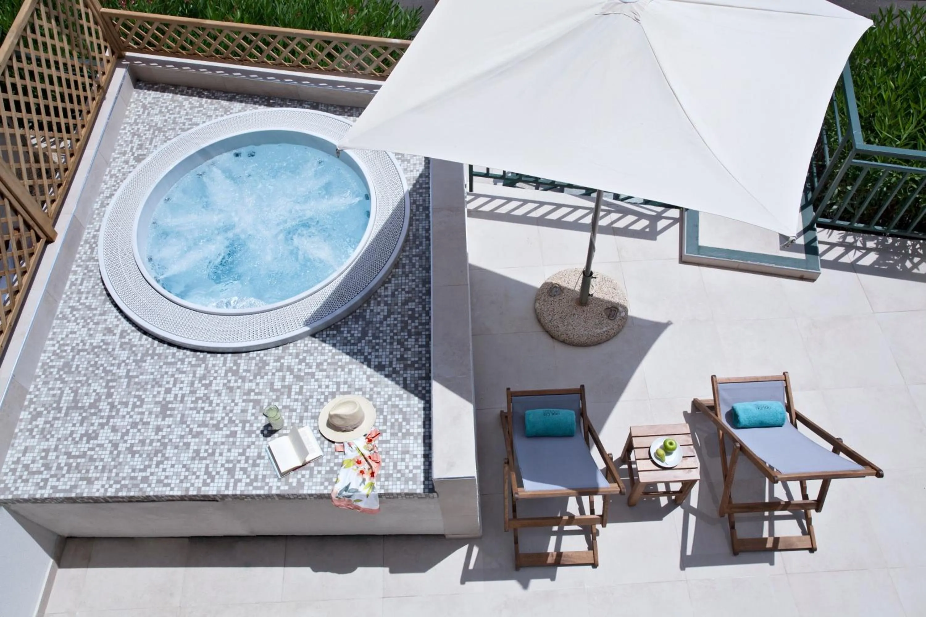 Hot Tub in Zeus Dolce by Wyndham Athens