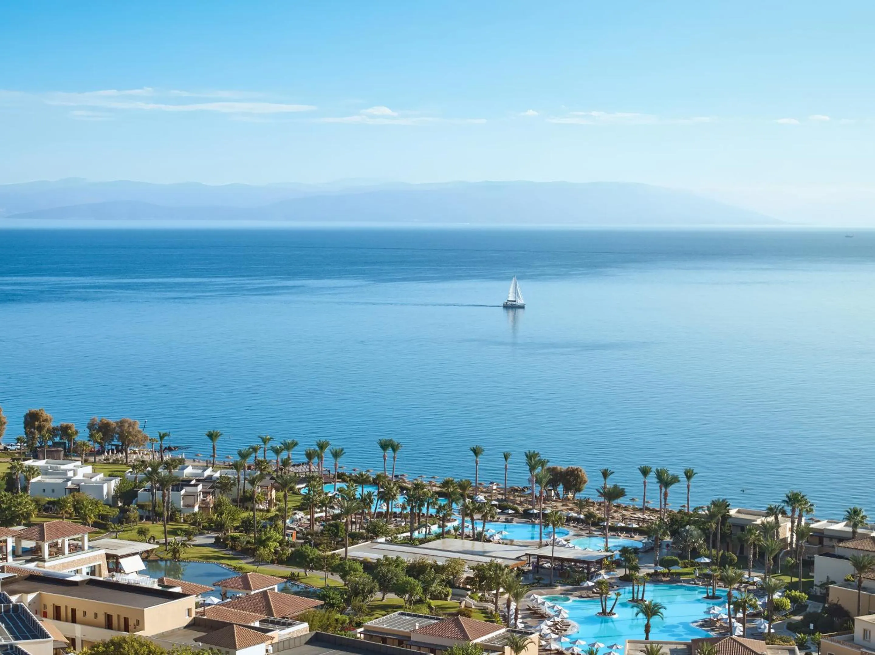 Bird's eye view in Grecotel LUXME Kos