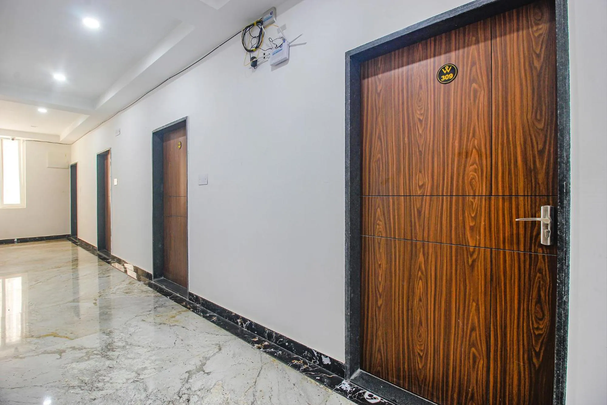 Lobby or reception in FabHotel W Grand Suites