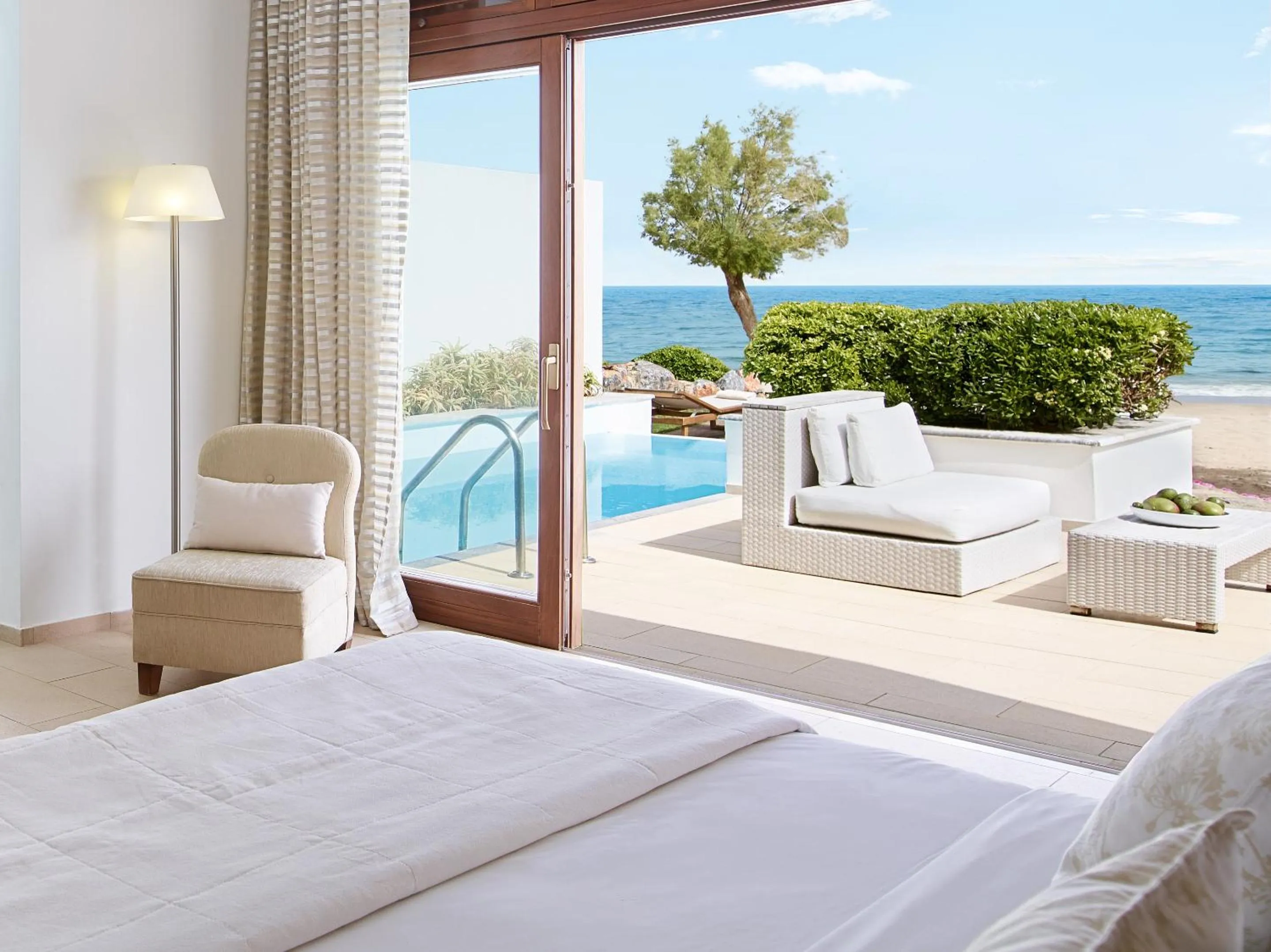 Bed in Amirandes, A Grecotel Resort to Live
