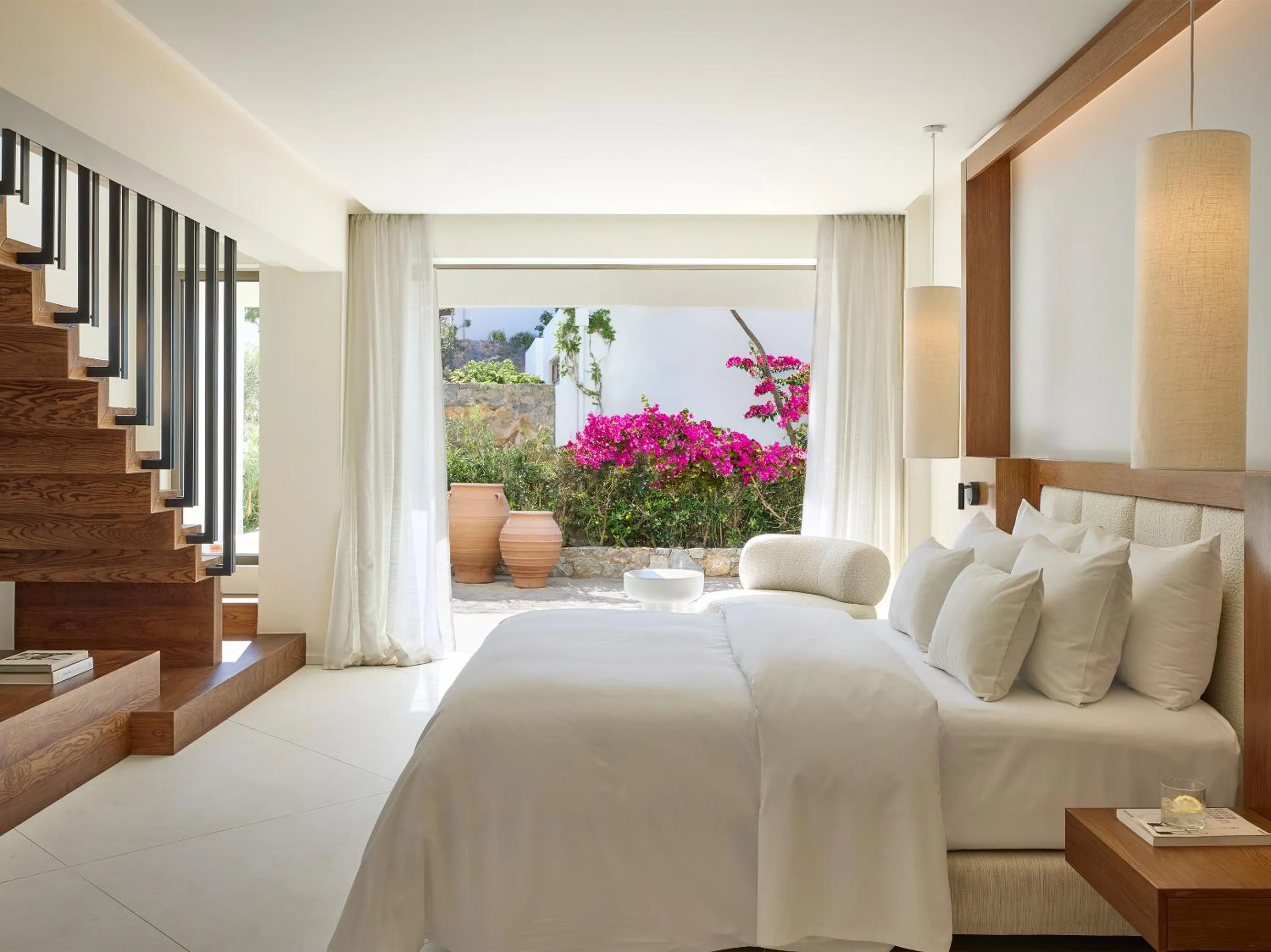 Bed in Amirandes, A Grecotel Resort to Live