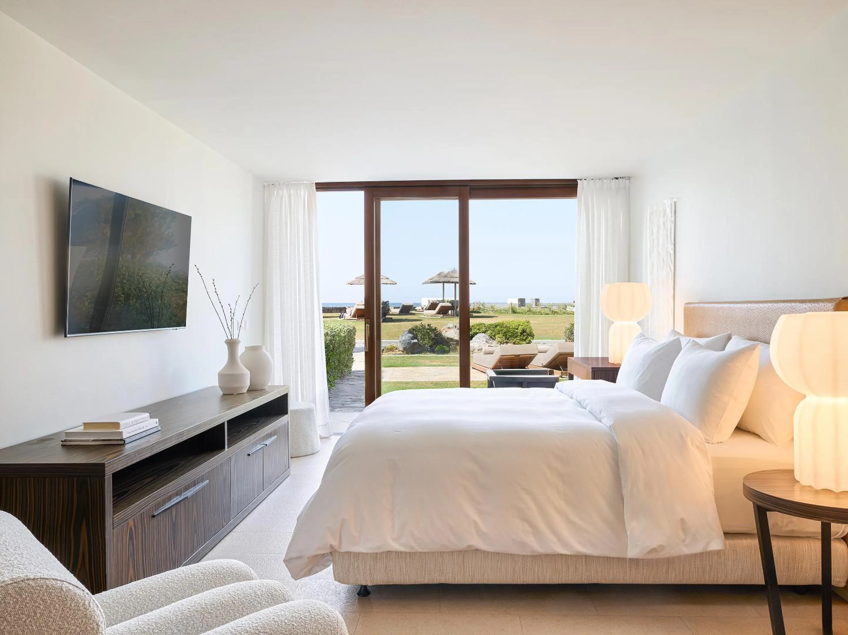 Bed in Amirandes, A Grecotel Resort to Live