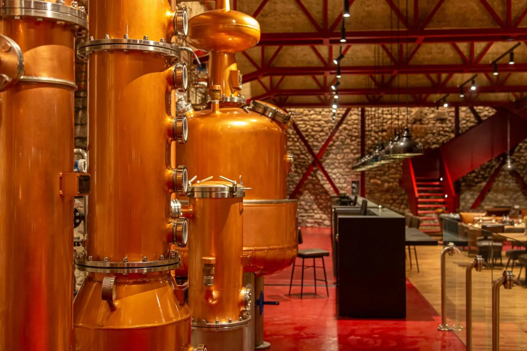 Lounge or bar in Melesin Distillery
