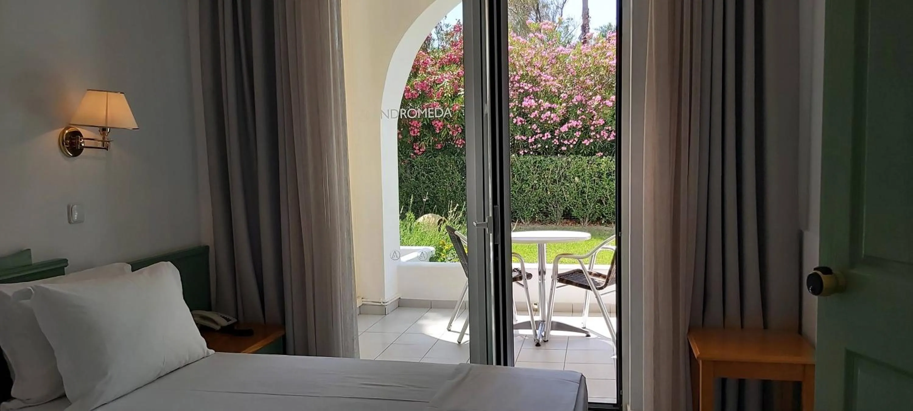 Bedroom, Bed in Andromeda Hotel Apartments