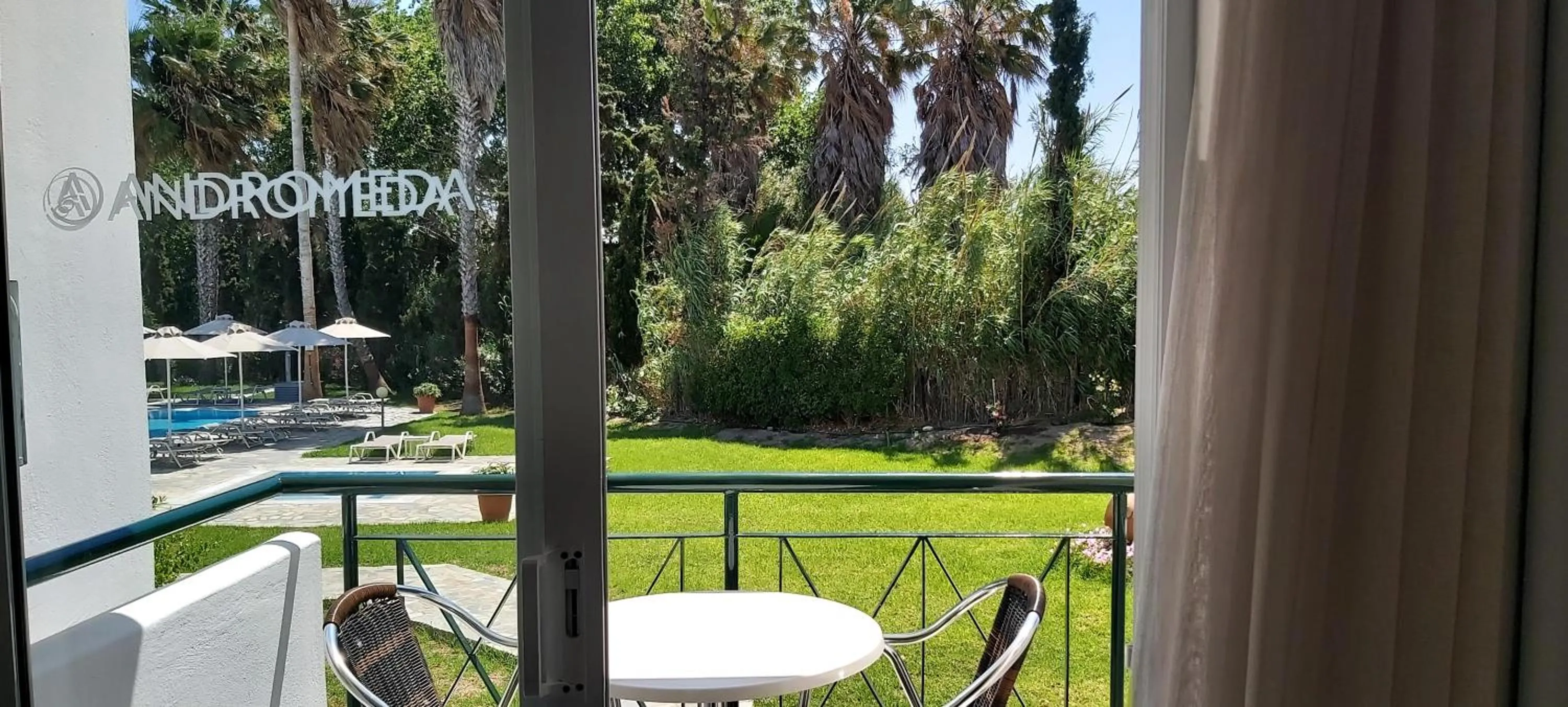 Garden view in Andromeda Hotel Apartments