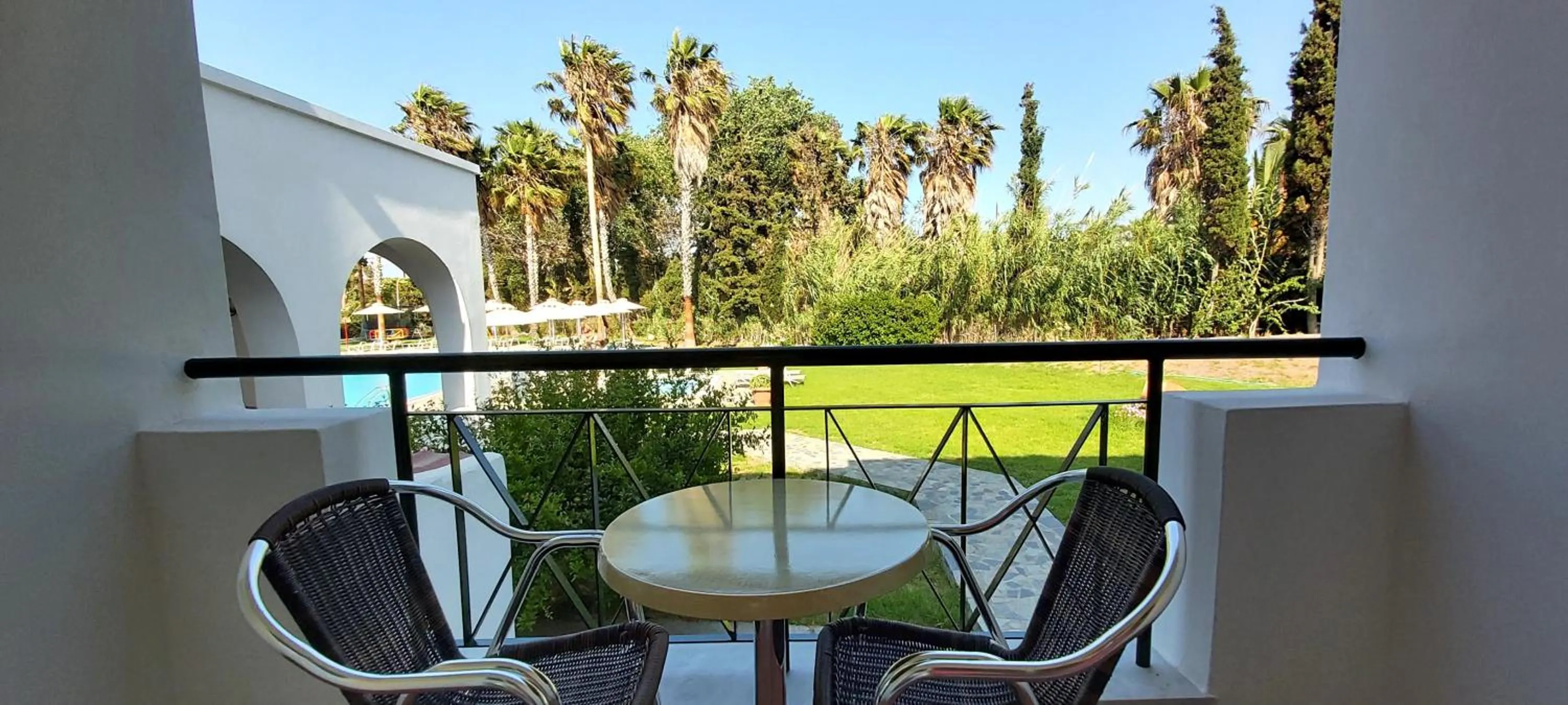 Garden view in Andromeda Hotel Apartments