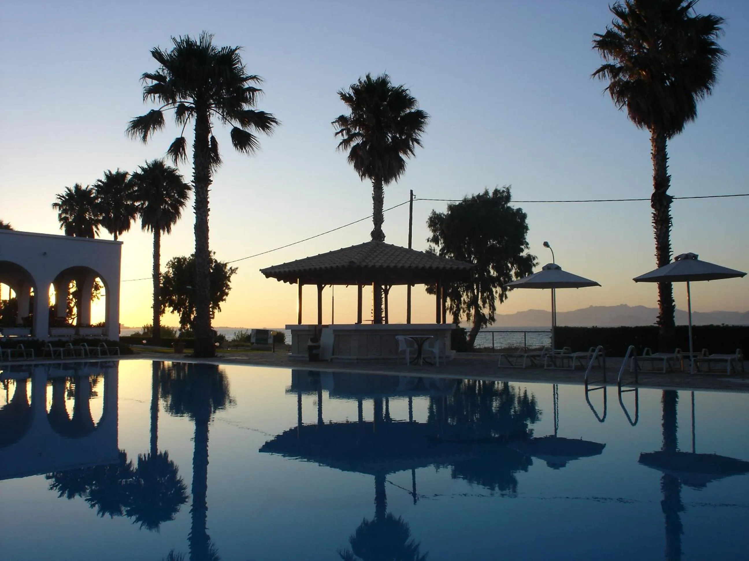 Pool view in Andromeda Hotel Apartments