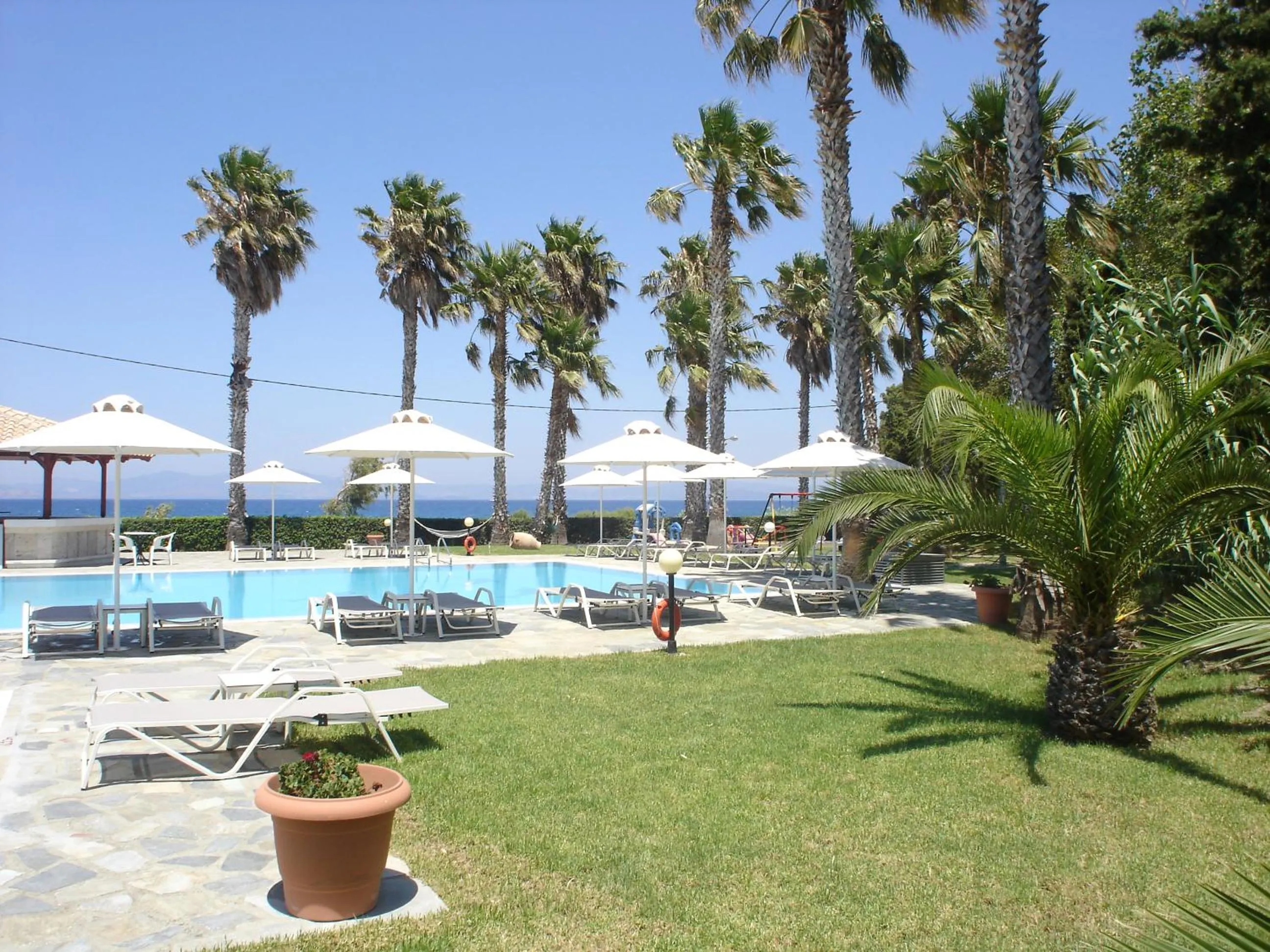 Garden view in Andromeda Hotel Apartments